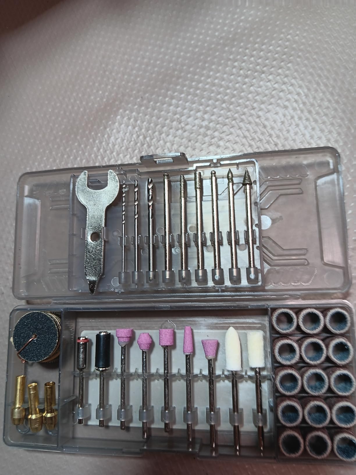 1200W Flex Shaft Grinder, 30000RPM 46pcs Flex Shaft Rotary Tool Kit customer photo 2