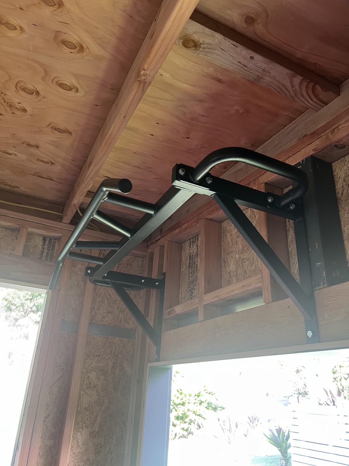 Wall Mounted Pull Up Bar, 51''/36'' Chin Up Bar customer photo 1
