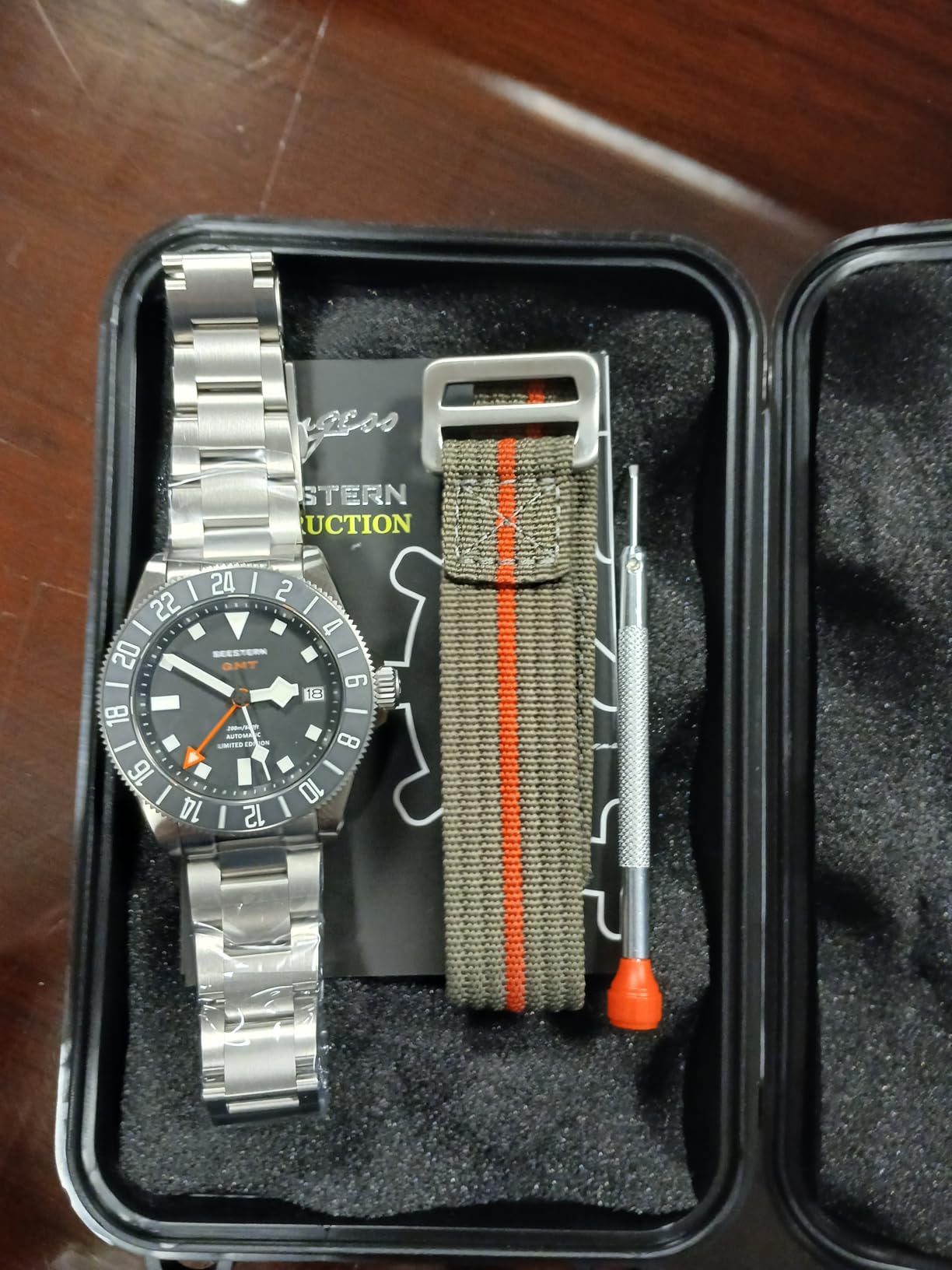 Seestern Titaniumn GMT Bezel 39MM S462.K Diving Mens Watch customer photo 1