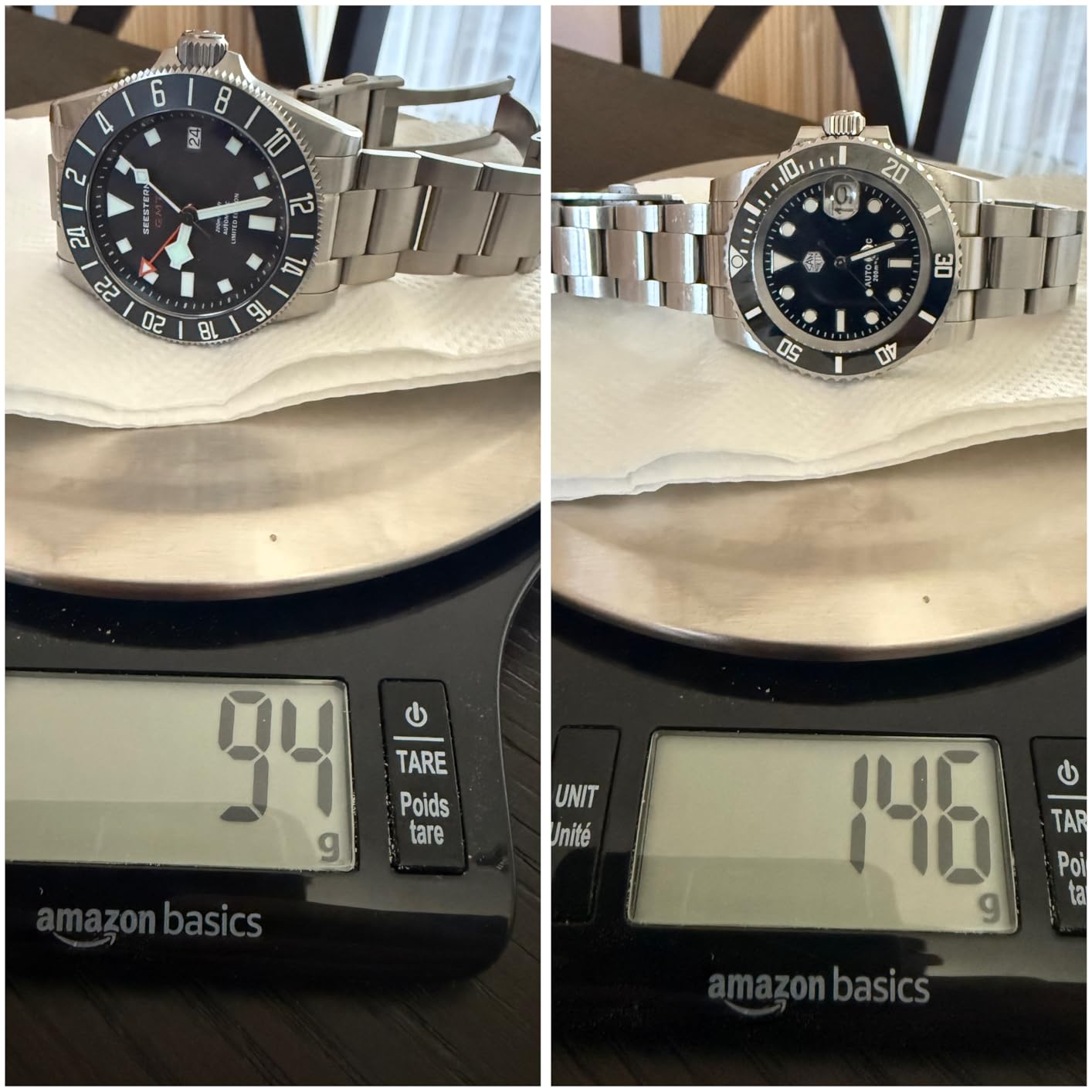 Seestern Titaniumn GMT Bezel 39MM S462.K Diving Mens Watch customer photo 2