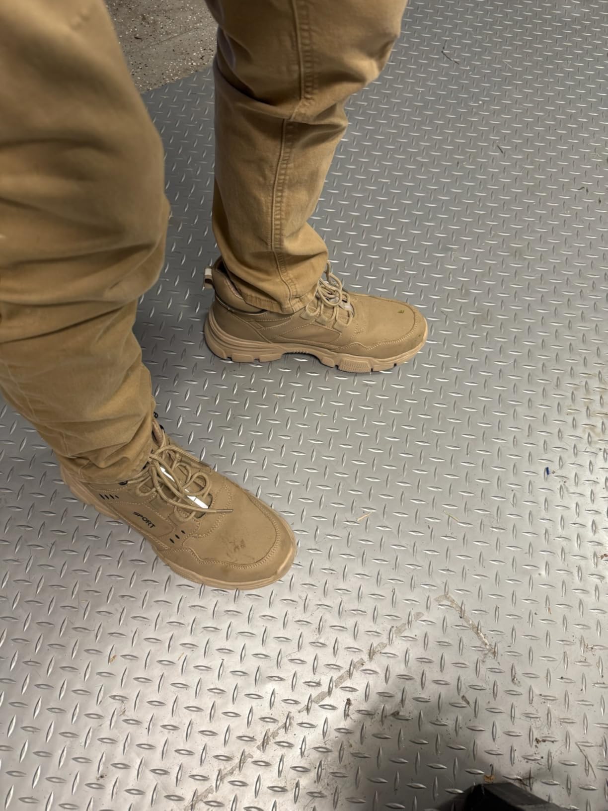 Steel Toe Boots for Men Lightweight Men's Safety Work Boots customer photo 2