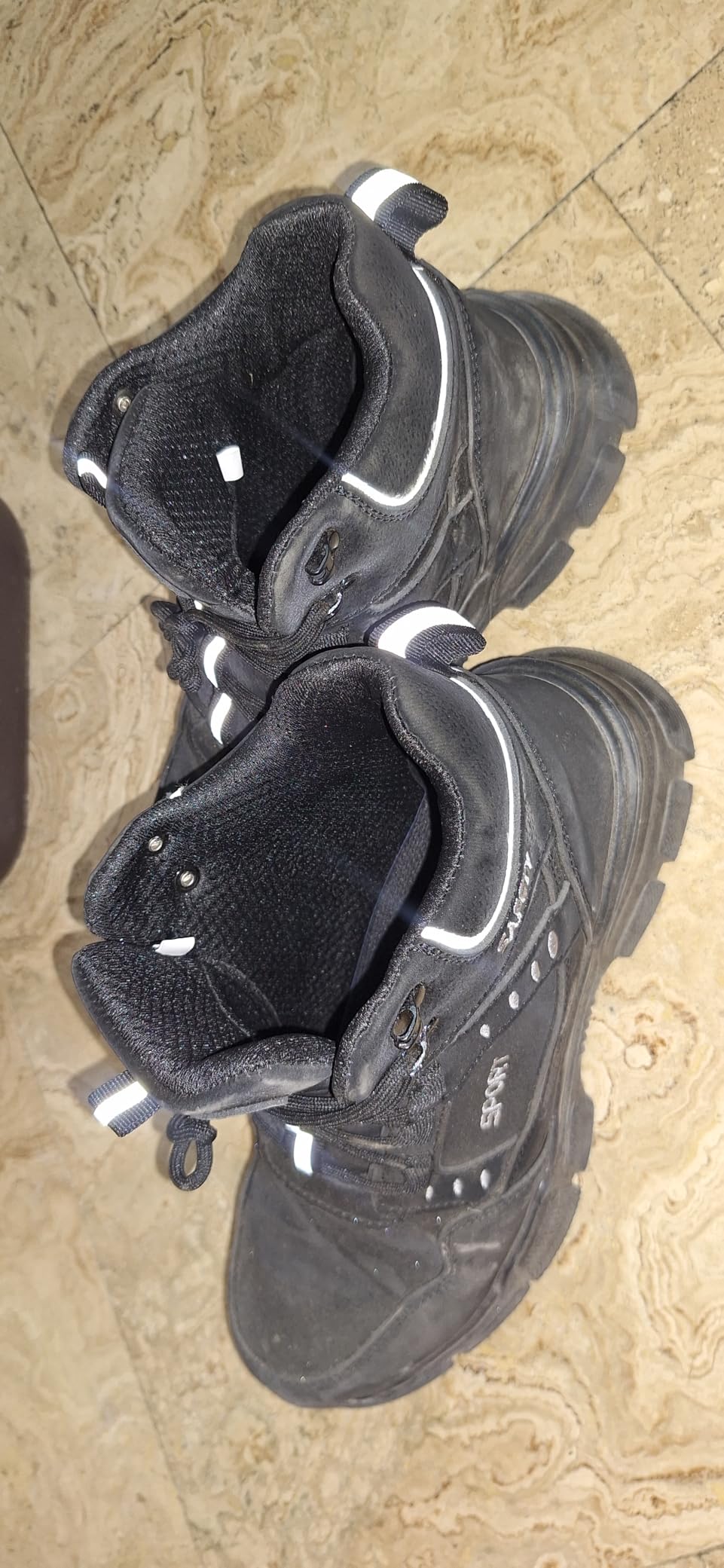 GUSAYEX Steel Toe Boots for Men Lightweight Work Utility Safety Boots customer photo 1