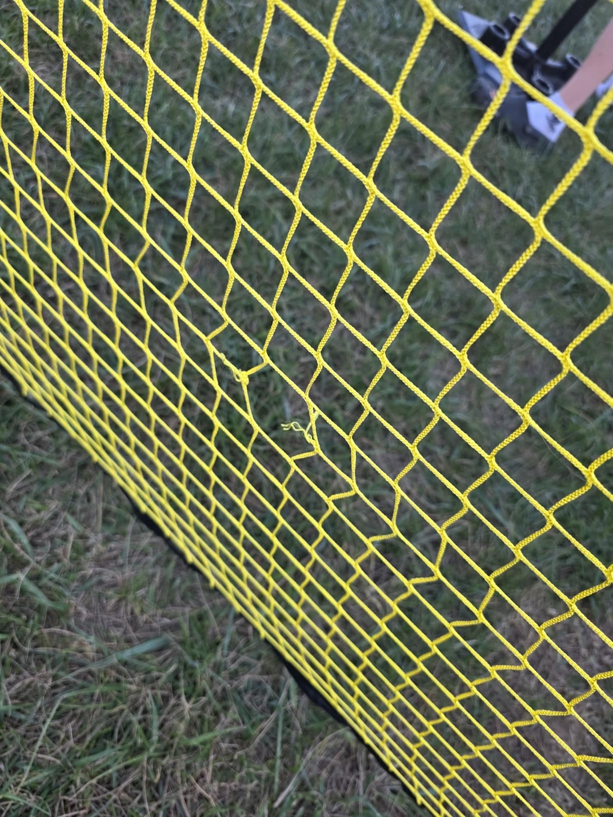 Upgraded 22ft x 12ft x 8ft Baseball & Softball Batting Cage Net with Pitching Machine Hole, 5ply 1.25'' Anti-Tear Netting, 13.4MM Fibreglass Poles, Portable Carry Bag customer photo 1