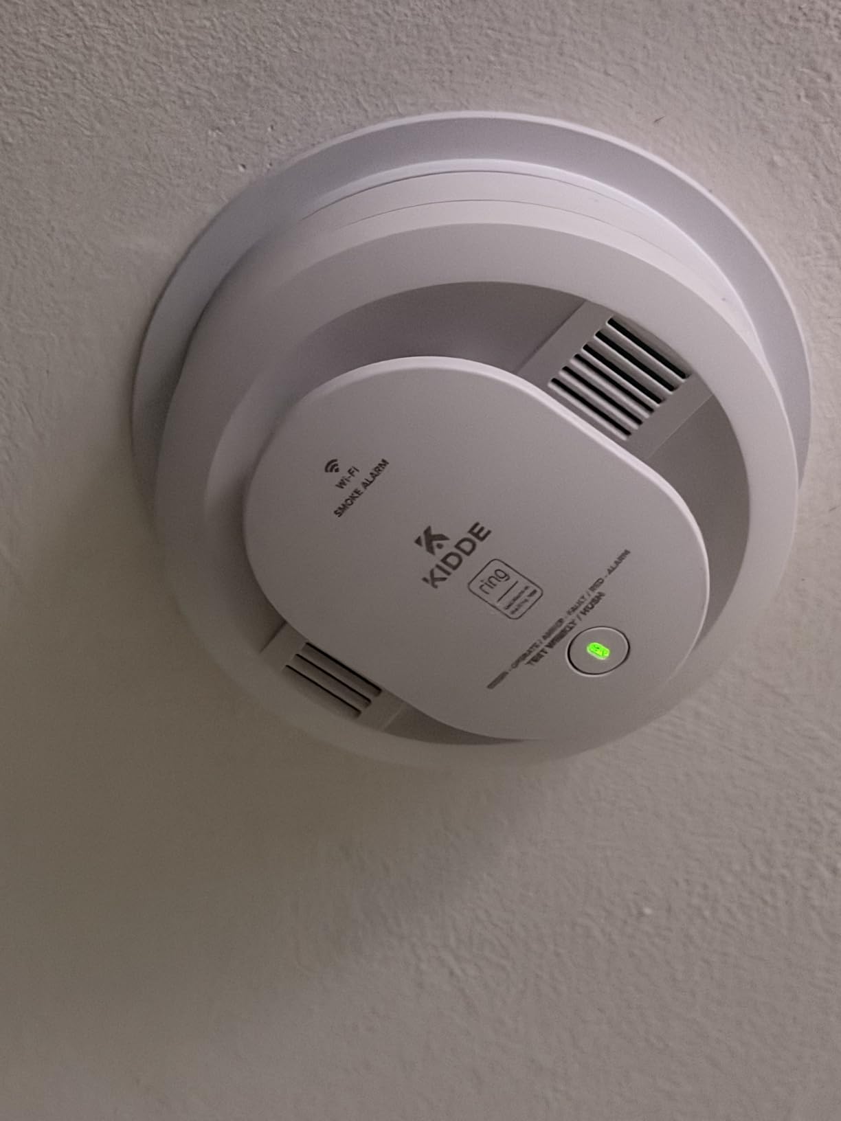 Kidde Smart Smoke Detector with Ring, Hardwire & AA Battery, RGSAR-RW customer photo 2