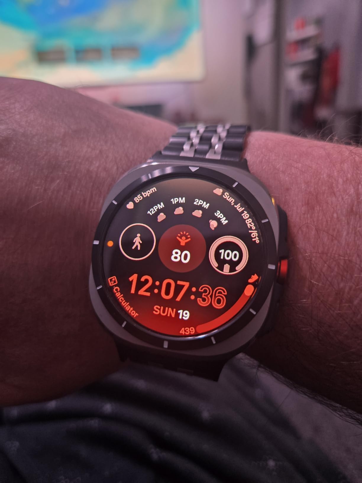 Samsung Galaxy Watch Ultra (2025), Titanium Silver, 47mm LTE Smartwatch | Titanium Casing, Advanced Sleep Coaching, Running Coach, Energy Score, Heart Rate Tracking, GPS [US Version, 2 Yr Warranty] customer photo 2