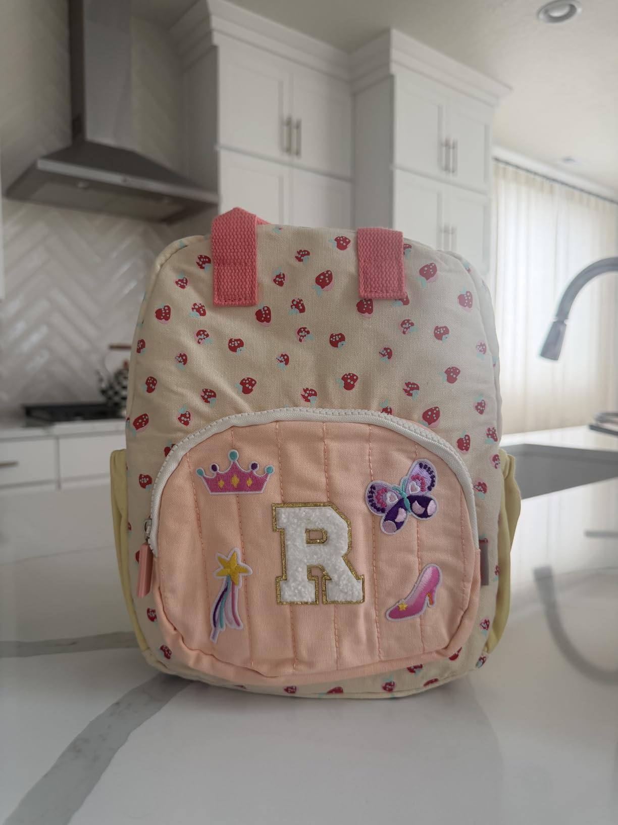 GAGAKU Kids Backpack with Leash for Girls Age 2-4, Cute 3D Butterfly Preschool Backpack, Lightweight Nylon Toddler Backpack for Kindergarten Travel School customer photo 2