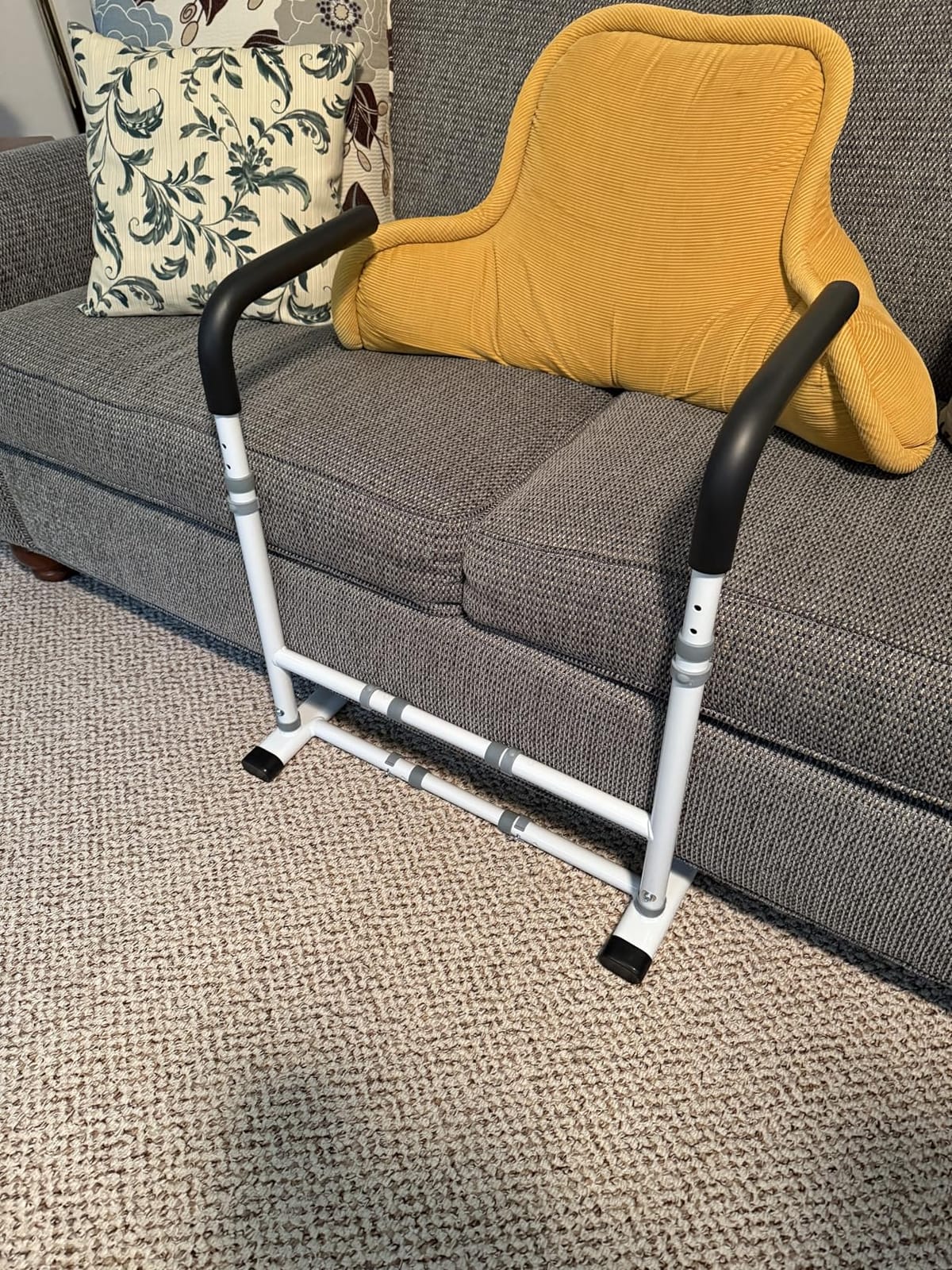Couch Stand Assist for Seniors, Standing Support Handle, White customer photo 2