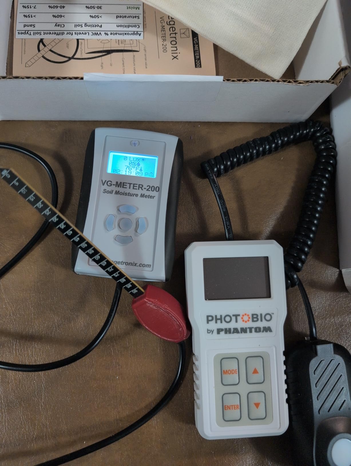 Professional Grade Digital Soil Moisture Meter with Dielectric Probe, Highly Accurate, Probe Will Never Corode, Graphical Backlit Display, Rugged Easy Grip Hand Held Case customer photo 1
