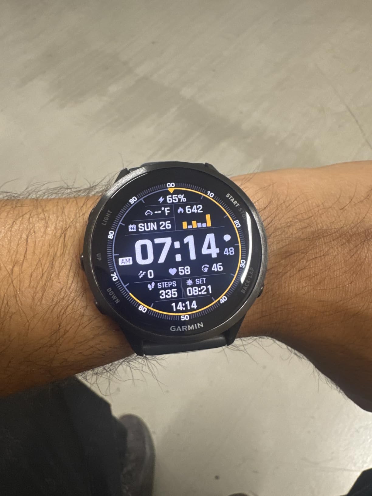 Garmin Forerunner 570, 47mm, Aluminum, Black - Advanced GPS Running & Triathlon Smartwatch, AMOLED Display, Training & Recovery Features customer photo 2