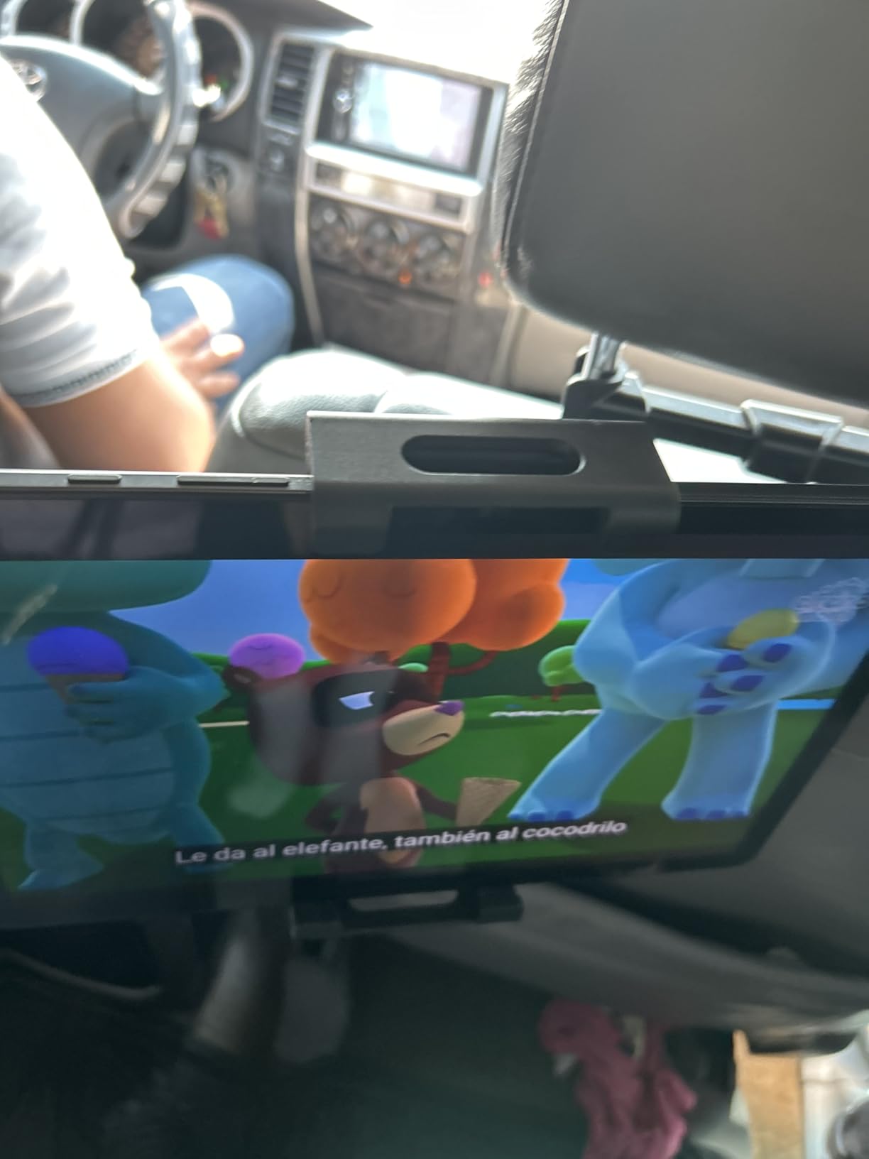 2 Pack Tablet Holder for Car, Ipad Headrest Mount for 6-13'' ipad/Phone Car Tablet Holder with 360° Adjustable Rotation,Essential for Road Travel, Black customer photo 1