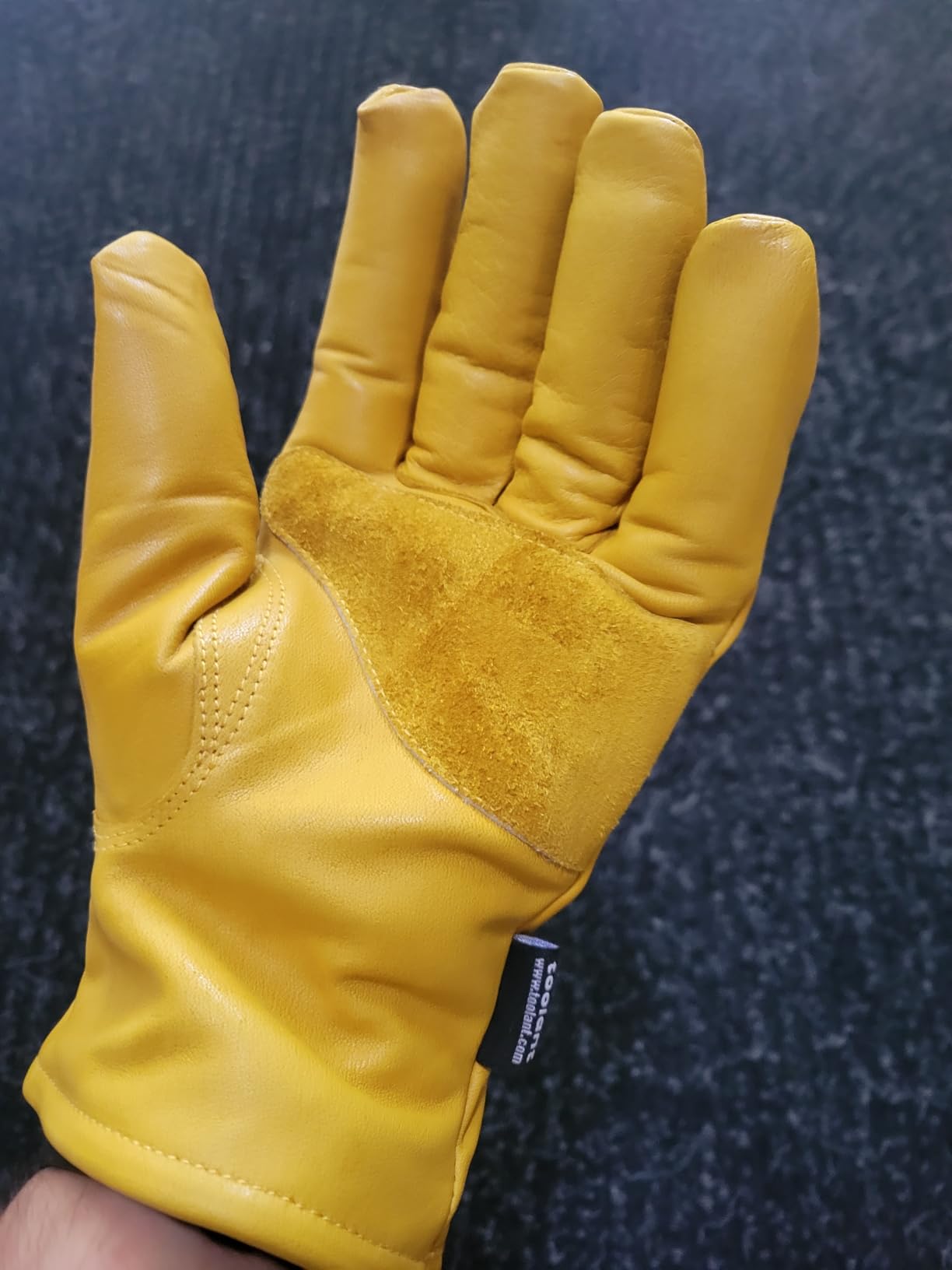 toolant Winter Work Gloves for Men, Insulated Leather with Water Resistance customer photo 1