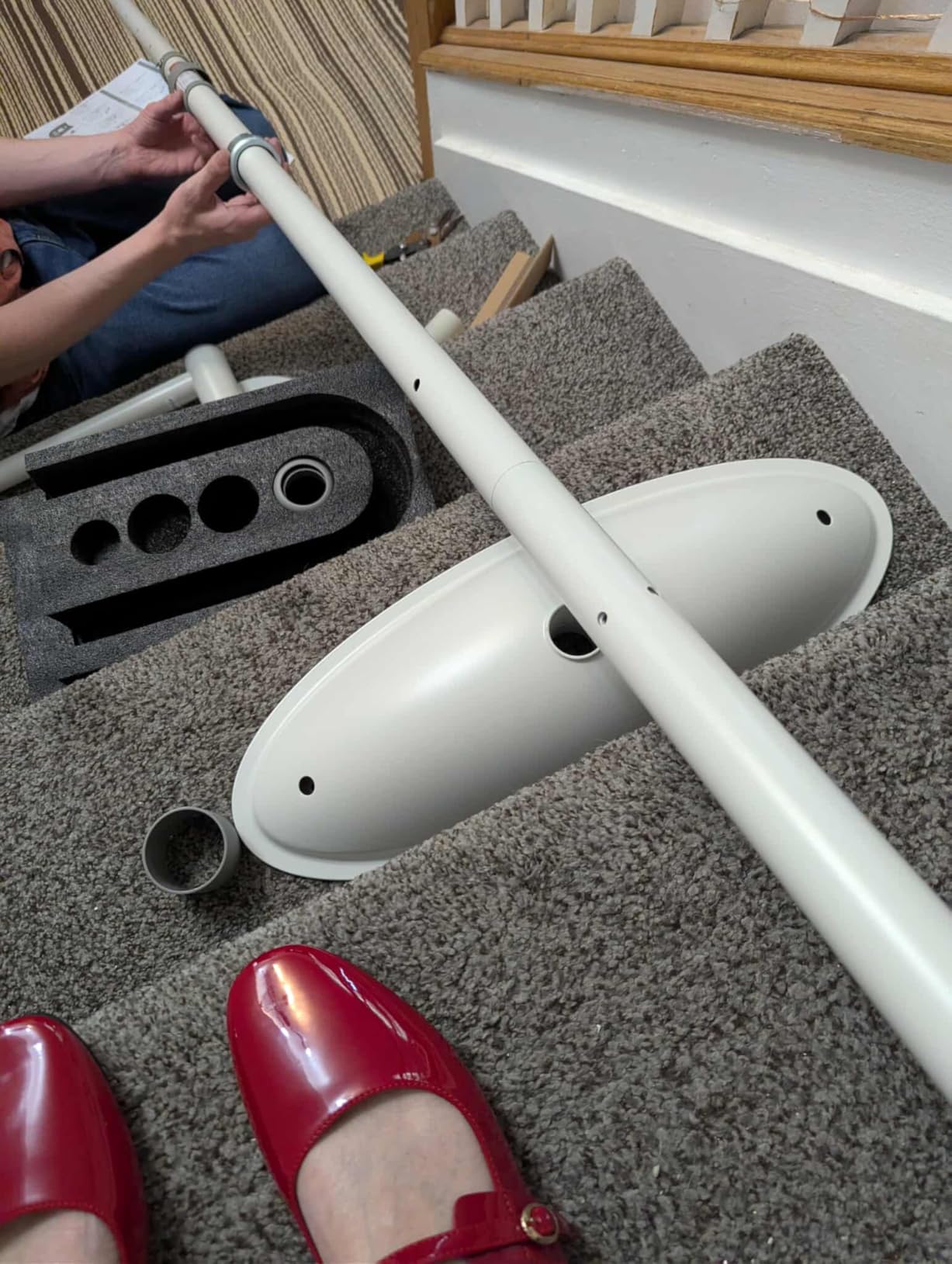 HEALTHCRAFT uPole with Pivot Bar 7-10 ft Transfer Pole (No-Drill Grab Bar) customer photo 2