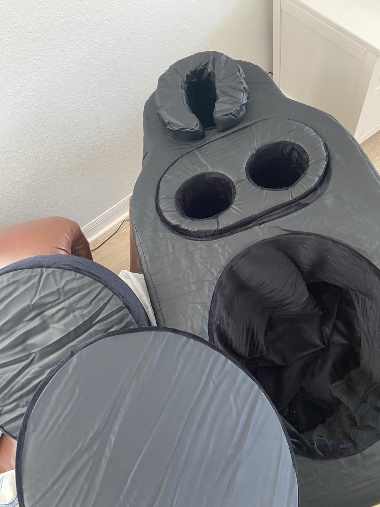 Pregnancy Massage Cushion & Headrest - Release Lower Back Pain, Prenatal Bolster for Full Body Relax, Maternity Massage Cushion After Breast Surgery, Storage Bag, Ideal for Home &Therapy Spa customer photo 1