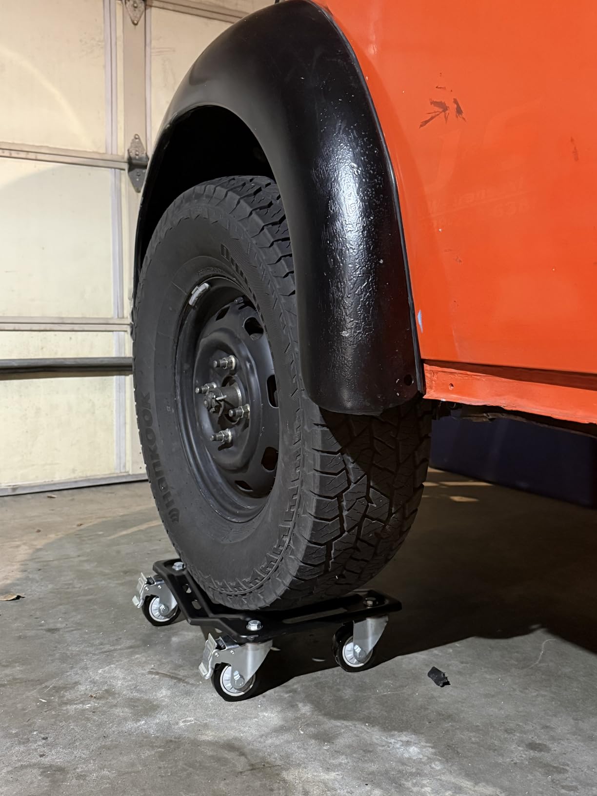 KEDSUM 6000 LBS Car Dolly Set of 4, Heavy Duty Car Wheel Dolly, High-tensile Structural Steel & Reinforced Rib Design for Moving Cars, Trailers, SUV, Motorcycles and Boats customer photo 2