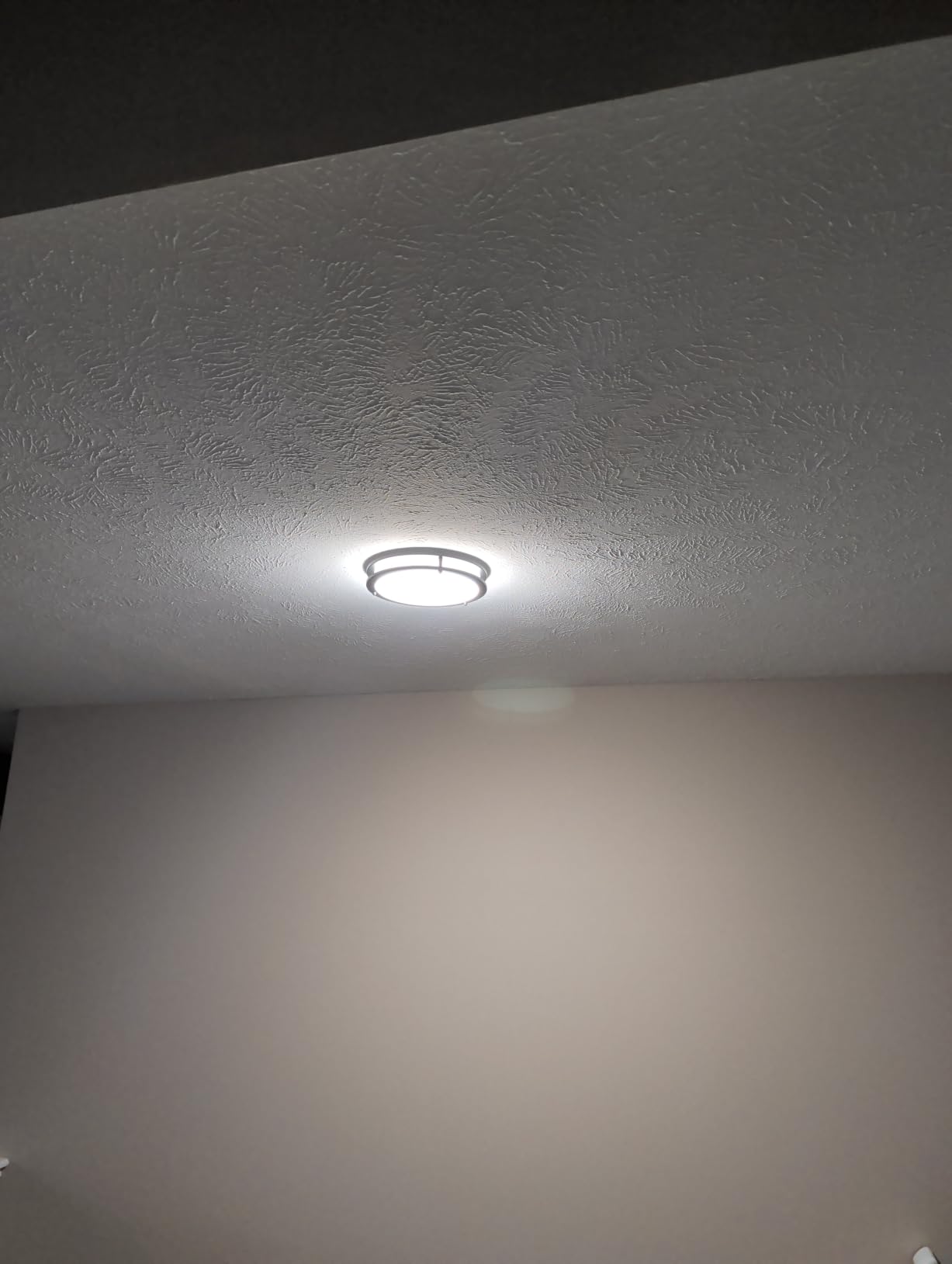 hepside 13inch Flush Mount Ceiling Light Fixture 2 Pack, Dimmable & 5 Color Temperatures Ceiling Light Black, 24W 3000K 3500K 4000K 5000K 6500K Adjustable Ceiling Lamps for Bathroom Bedroom Hallway customer photo 1