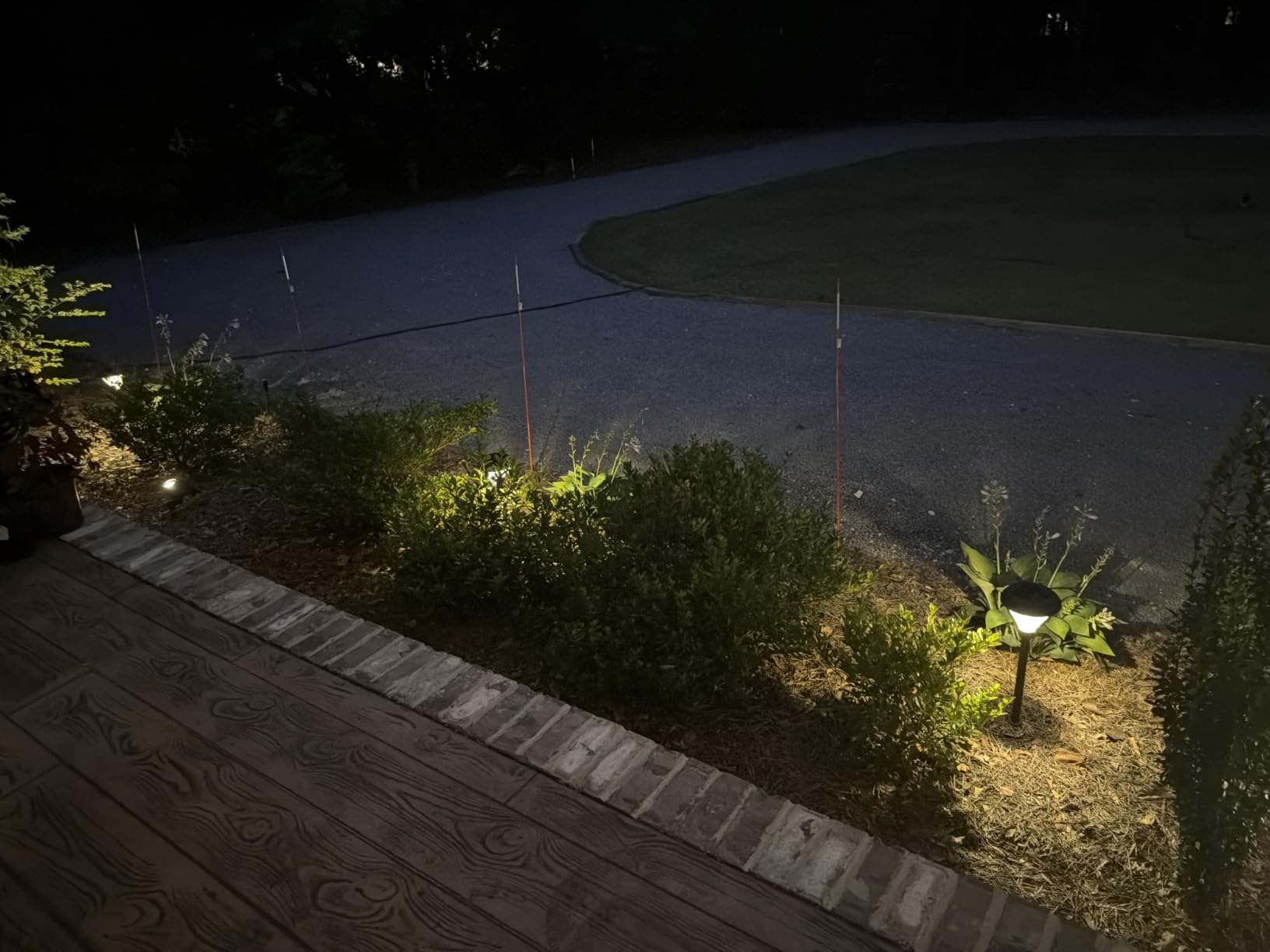 Gama Sonic Premier Outdoor Pathway Garden Landscape Light with 2 Color LEDs, Warm White and Bright White, Black, Heavy Duty Cast Aluminum, 50 Lumens, 8-Pack (239iP890080) customer photo 2