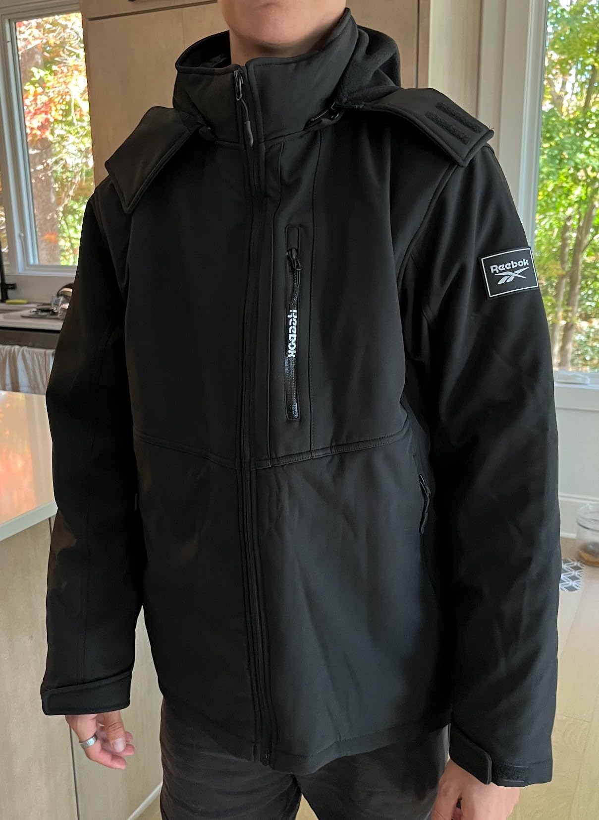 Reebok Mens 3-in-1 Softshell Ski Jacket with Removable Puffer Liner | Weather-Resistant Shell Blocks Wind, Rain and Snow, Zippered Pockets, Versatile from Alpine Trails to City Streets customer photo 2