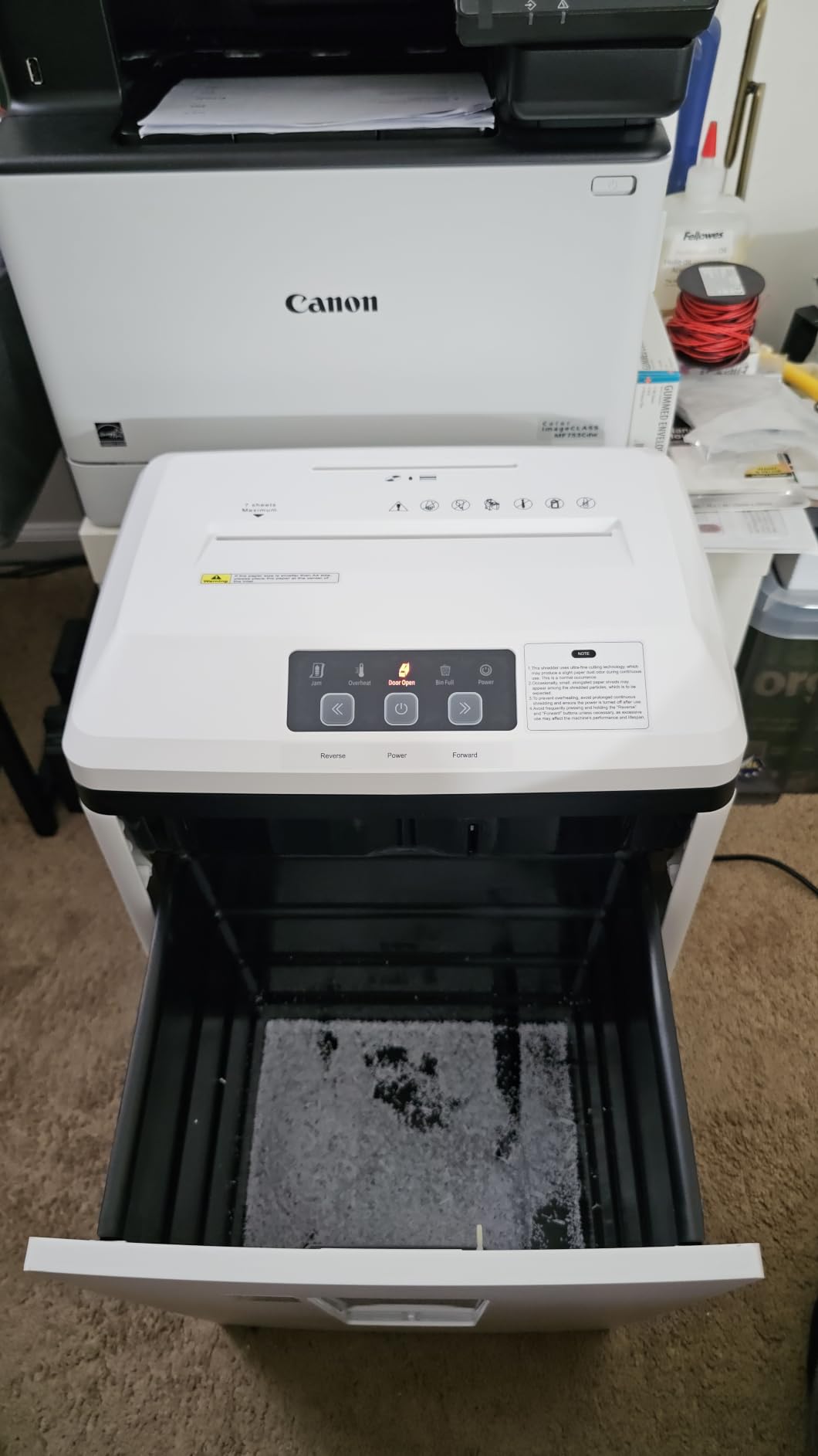 Professional Commercial Paper Shredder, P-7 Security Micro-Cut customer photo 2