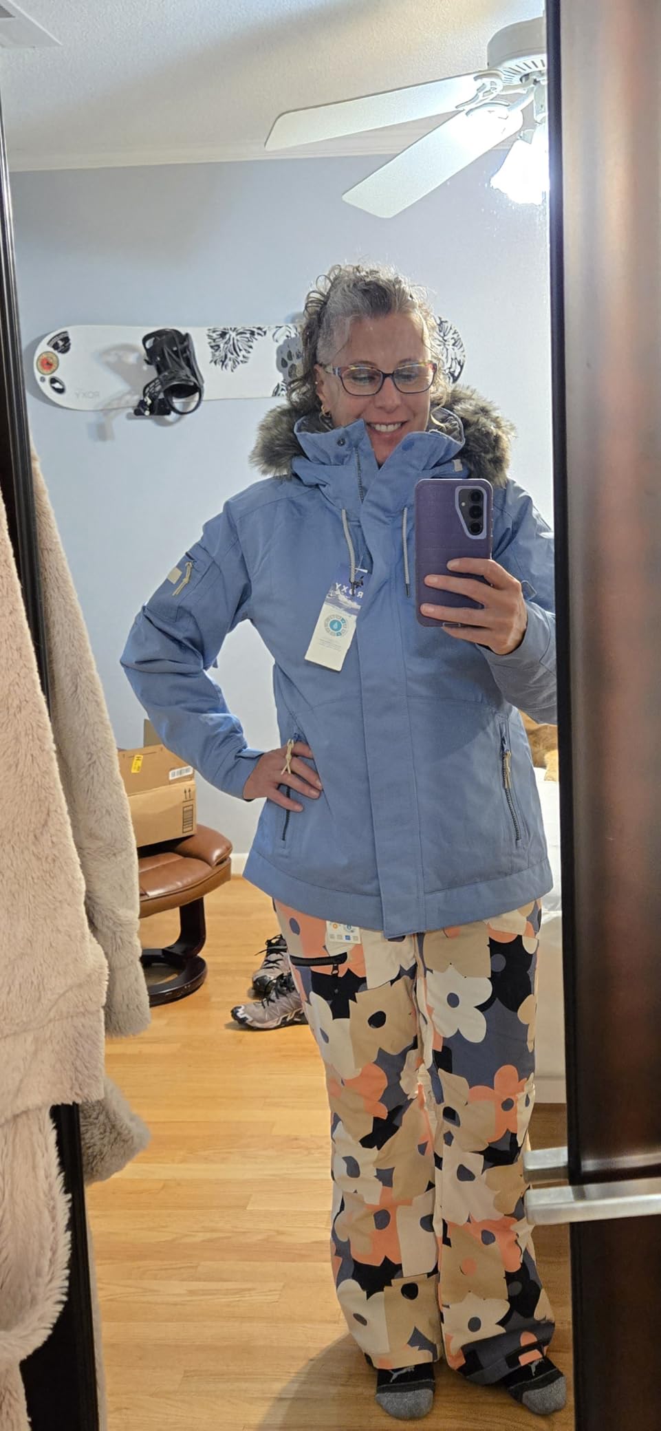 Roxy Women's Meade Snow Jacket – 10k Waterproof, Pfas-free, Recycled Materials, Insulated customer photo 1