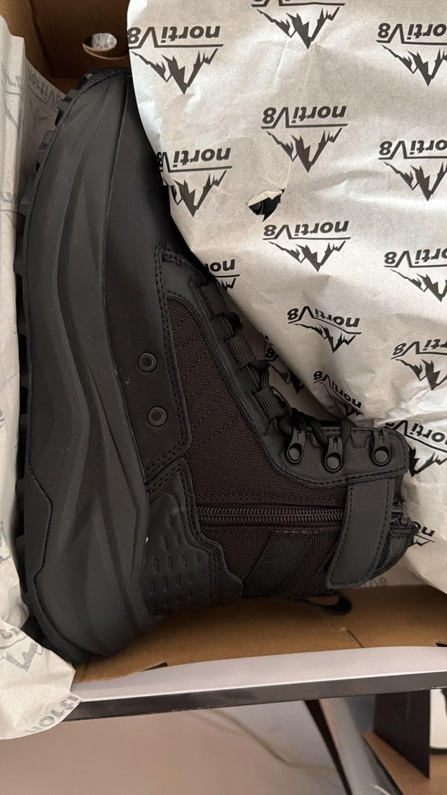 NORTIV 8 Men's Wide Toe Box Work Tactical Boots customer photo 1
