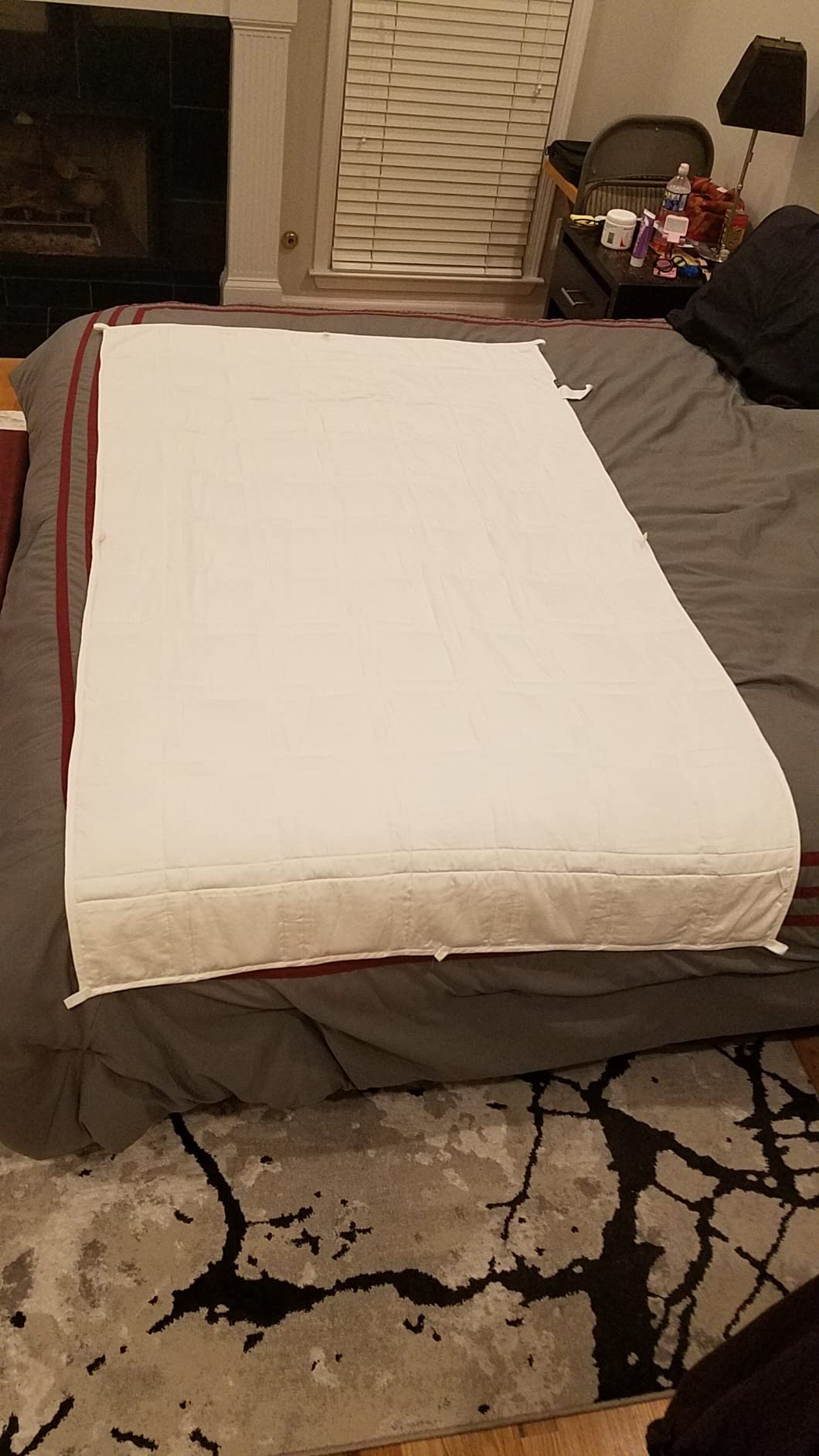 Baloo Weighted Blanket for Adults 15 lb Full/Queen (Moss, 60