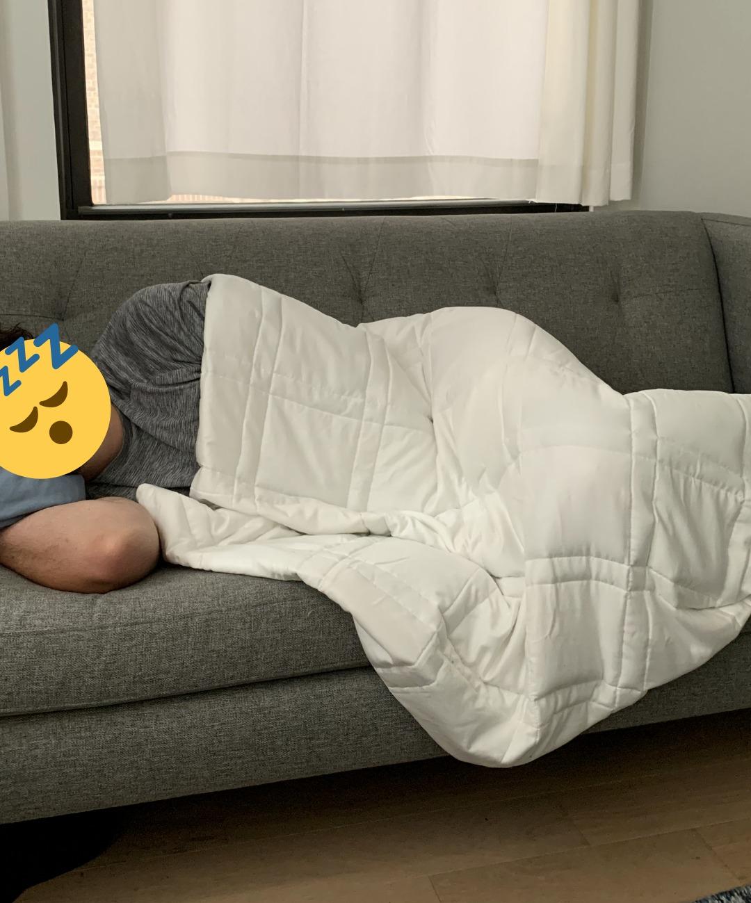 Baloo Weighted Blanket for Adults 15 lb Full/Queen (Moss, 60