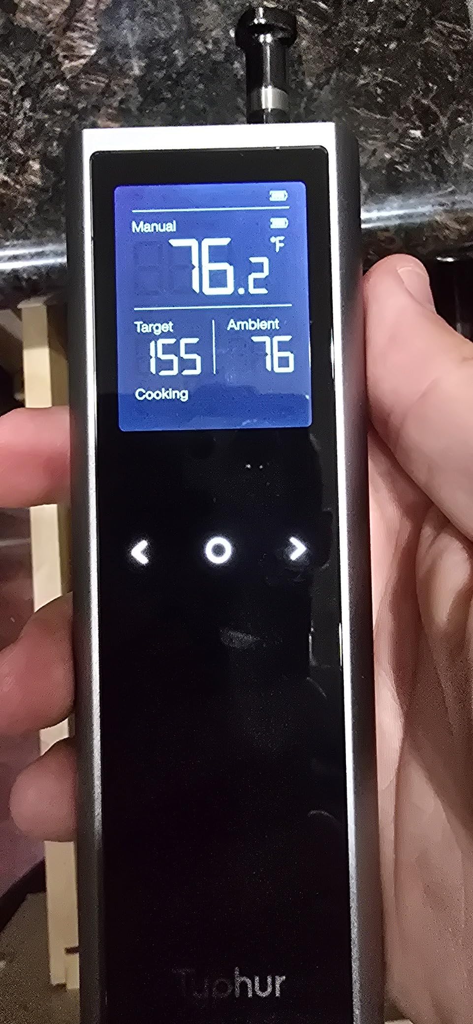 Typhur Wireless Meat Thermometer with Smart WiFi Connectivity, Unlimited Range, 6-Sensor Intelligence, 2 Ultra-Thin Probes, NIST-Certified Accuracy for BBQ, Grill, Air Fryer, Smoker & Oven customer photo 2