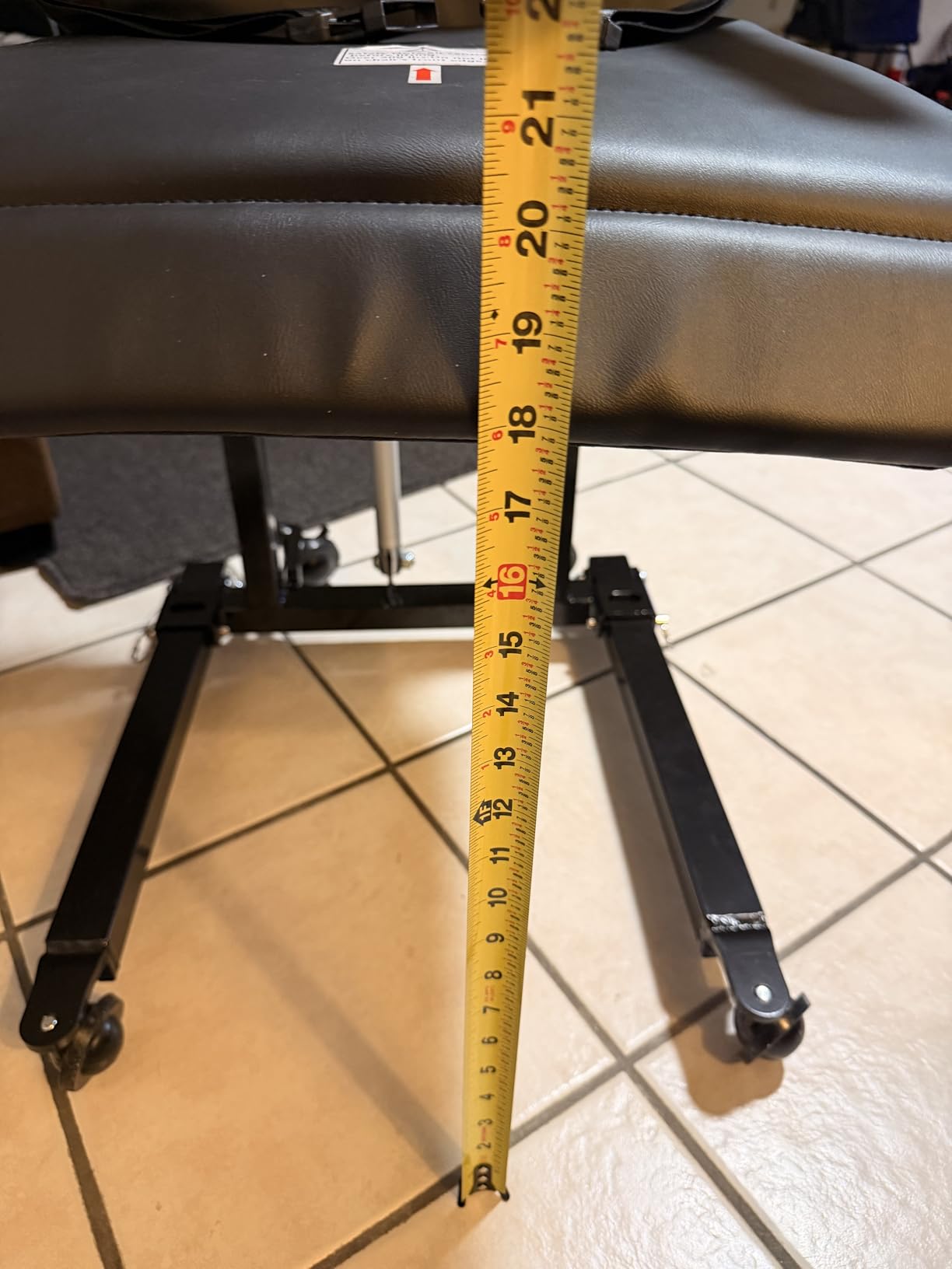 Upgrade Steel Electric Lift Chair with Advanced Wheels and PU Cushion, Floor Lift for Elderly, Support Up to 400 LBS, Safety Seat Belts and Handrails, Suitable for Home or Care Facilities Use, Black customer photo 1
