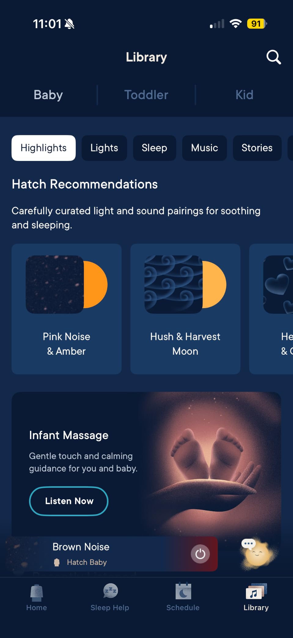 Hatch Baby Sound Machine & Night Light Routine Builder (Greige) | White noise machine, night light, toddler & kid time-to-rise alarm clock, registry essential with 3 months of sleep support customer photo 2