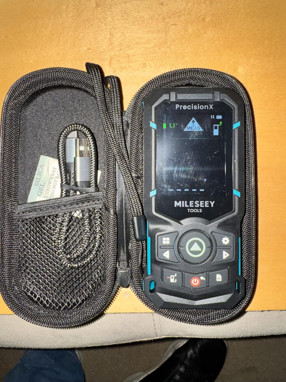 MILESEEY S50 Green Laser Distance Meter, 400 ft Laser Measure, P2P customer photo 1