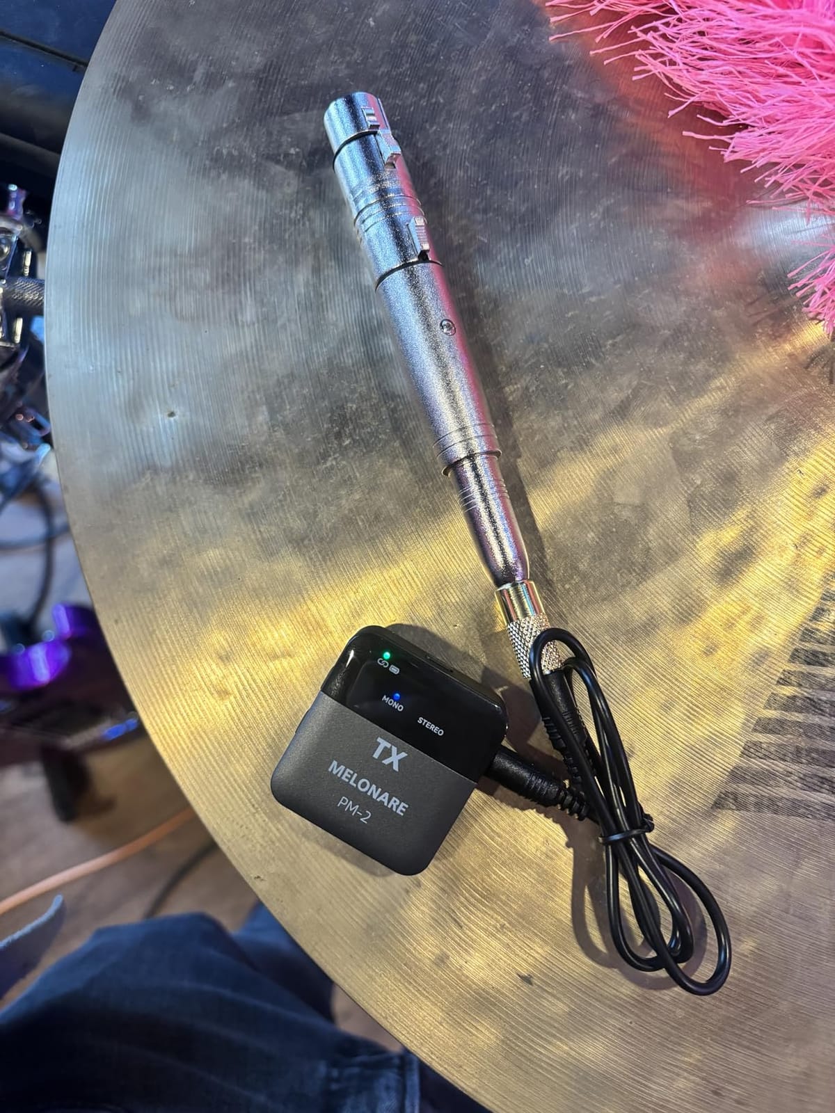 MELONARE Portable Wireless in Ear Monitor System with Charging Case PM-2 customer photo 1