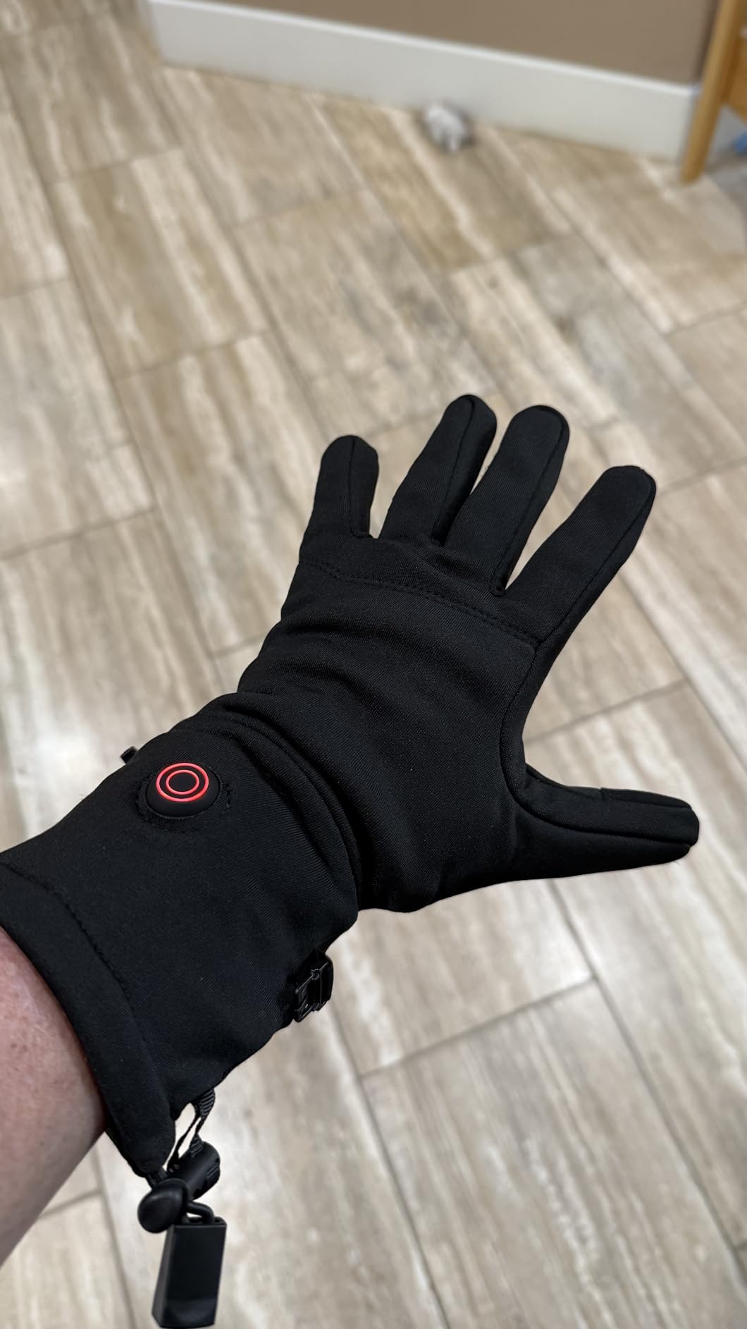 Heated Gloves Liners for Men Women Rechargeable Battery Powered | Slim Fit, Arthritis, Raynaud's, Running, Typing, Driving - Palm & Back Heat, 2200mAh, Touchscreen customer photo 2