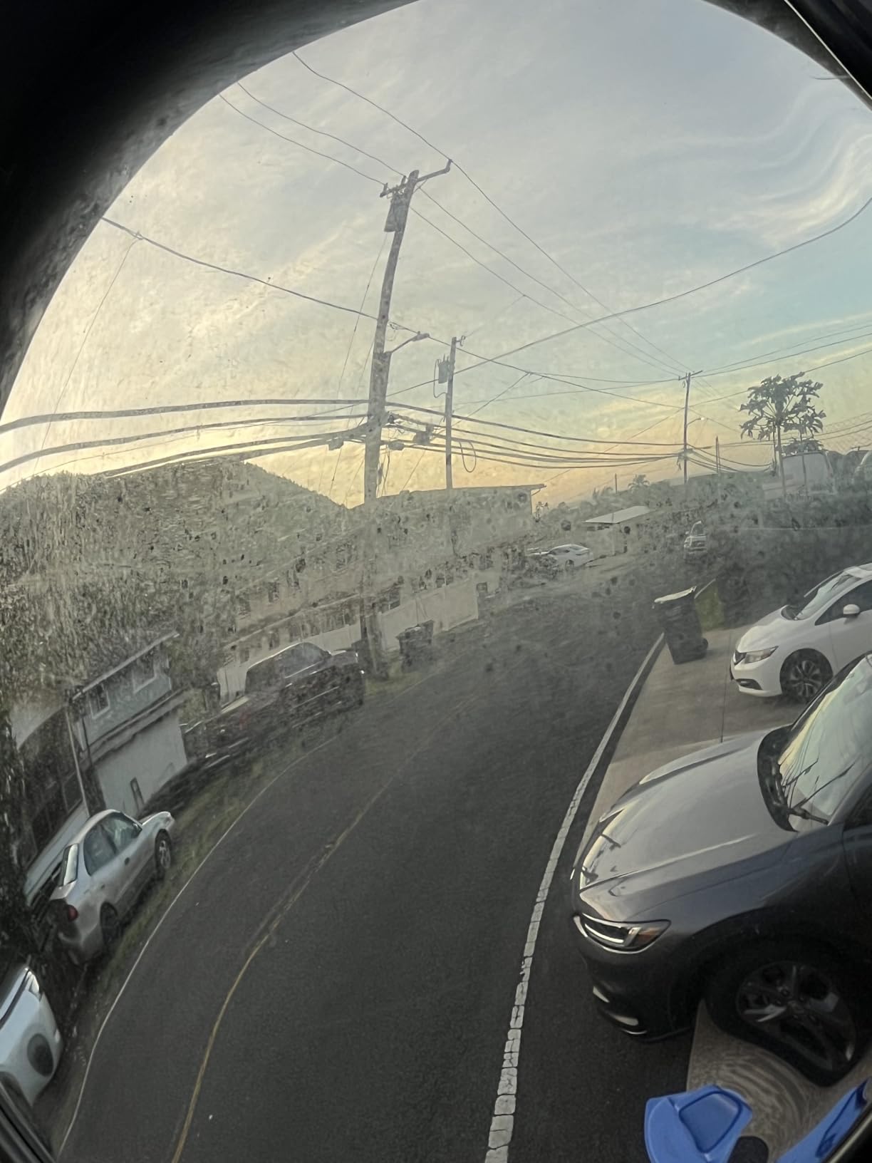 SecurityMan Large 24 Inch Convex Mirror for Blind Spots - Shatterproof Polycarbonate, 180° Wide View for Driveways, Intersections, Warehouses, Roads, and Large Areas - Indoor & Outdoor Security Mirror customer photo 1