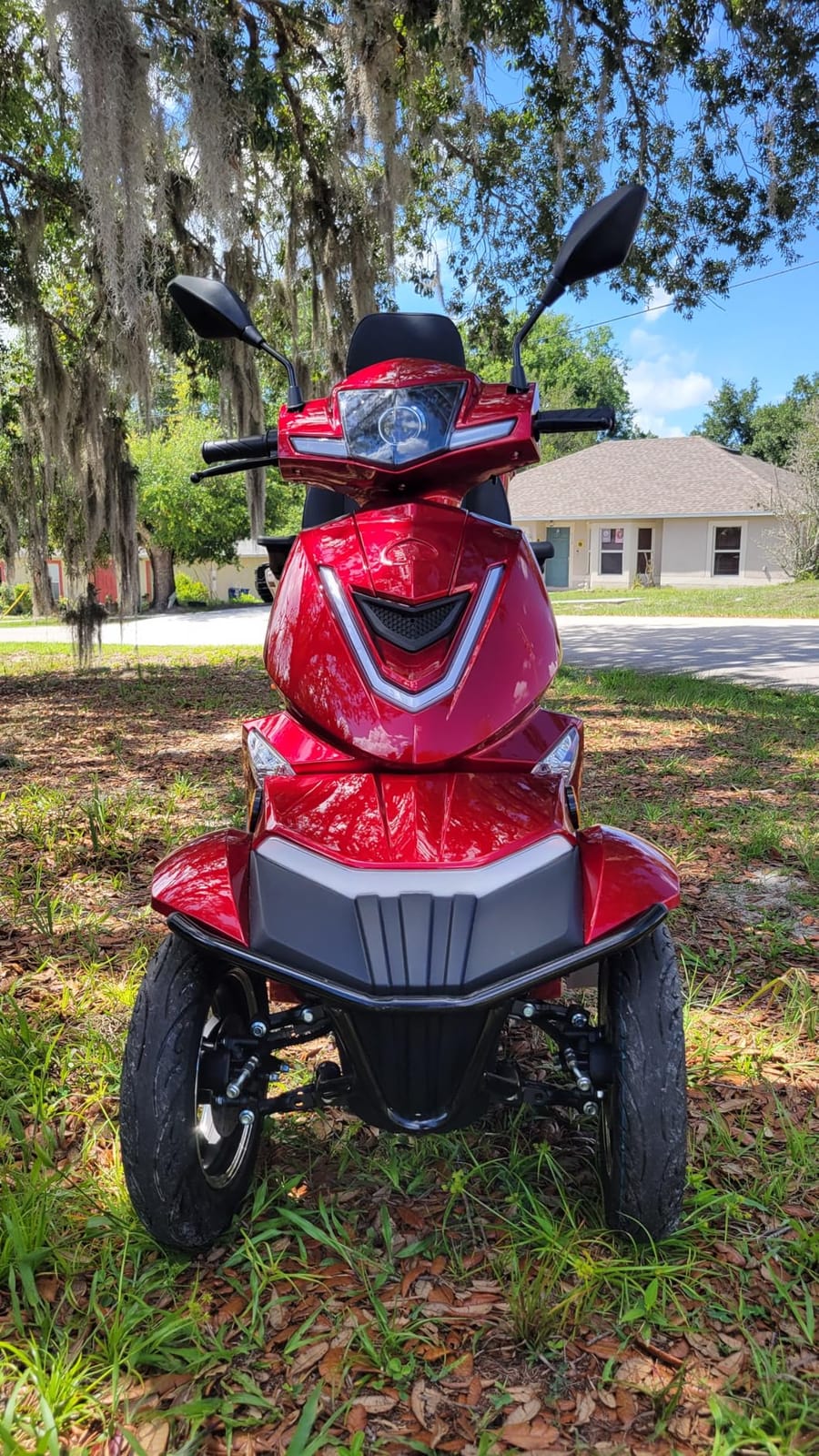 Heavy Duty Electric Mobility Scooter: Adults Seniors 1000W All Terrain 4 Wheel Powered Scooter - 500lbs Capacity, Travel 25-32 Miles Range, 15mph Fast Speed w/Safety Belt/USB Charger/Basket/Cover customer photo 1