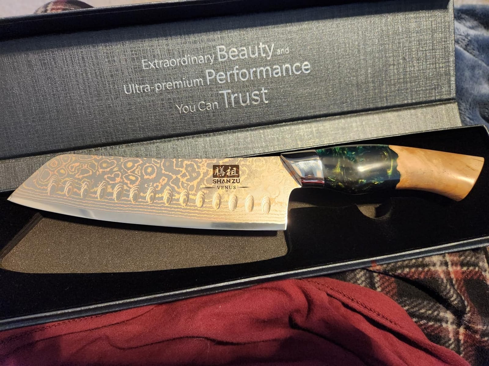 SHAN ZU Damascus Fillet Knife 7 Inch, Japanese Boning Knife customer photo 1