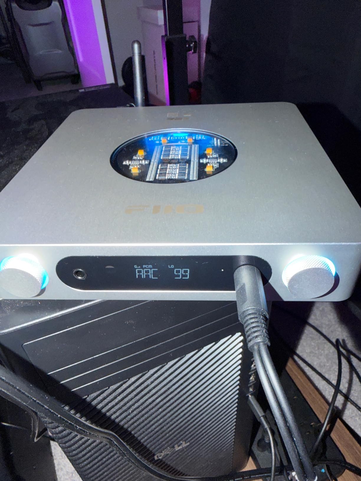 FiiO K13 R2R Desktop DAC & Headphone Amp, High-Fidelity 24Bit R2R DAC, Powerful 2400mW Output, LDAC Bluetooth Streaming, Dual Power Supply, 10-Band PEQ, Balanced XLR & RCA Audio Output (Black) customer photo 2