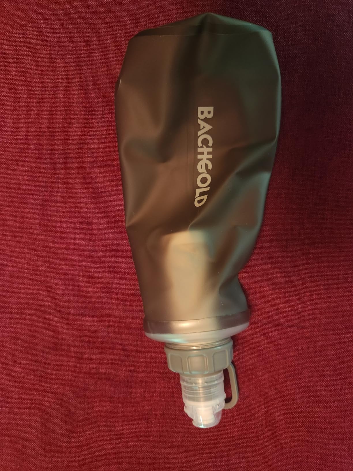Bachgold Squeeze Collapsible Water Filter Bottle for Camping, Gray 33.8 Oz customer photo 1