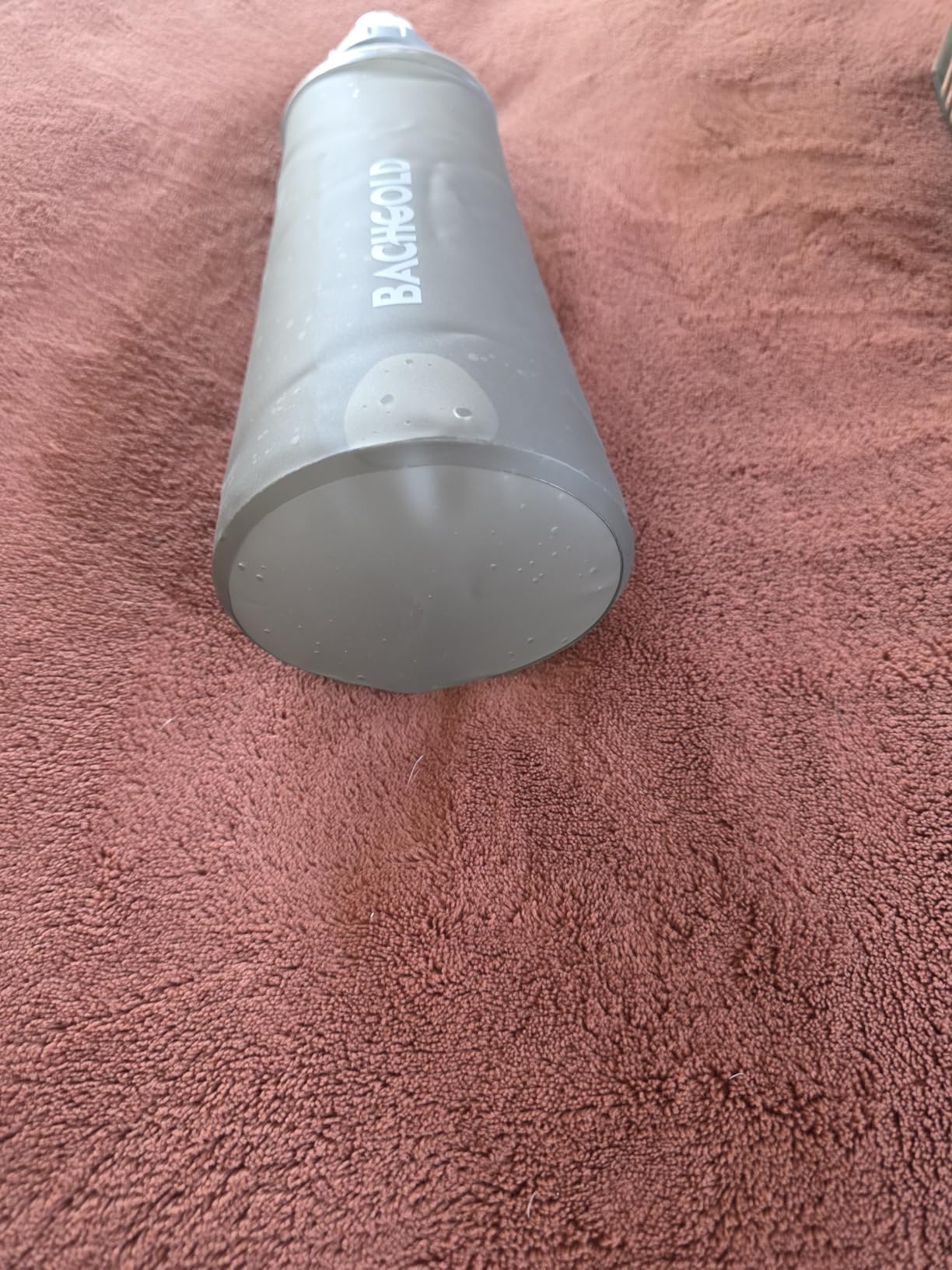 Bachgold Squeeze Collapsible Water Filter Bottle for Camping, Gray 33.8 Oz customer photo 2