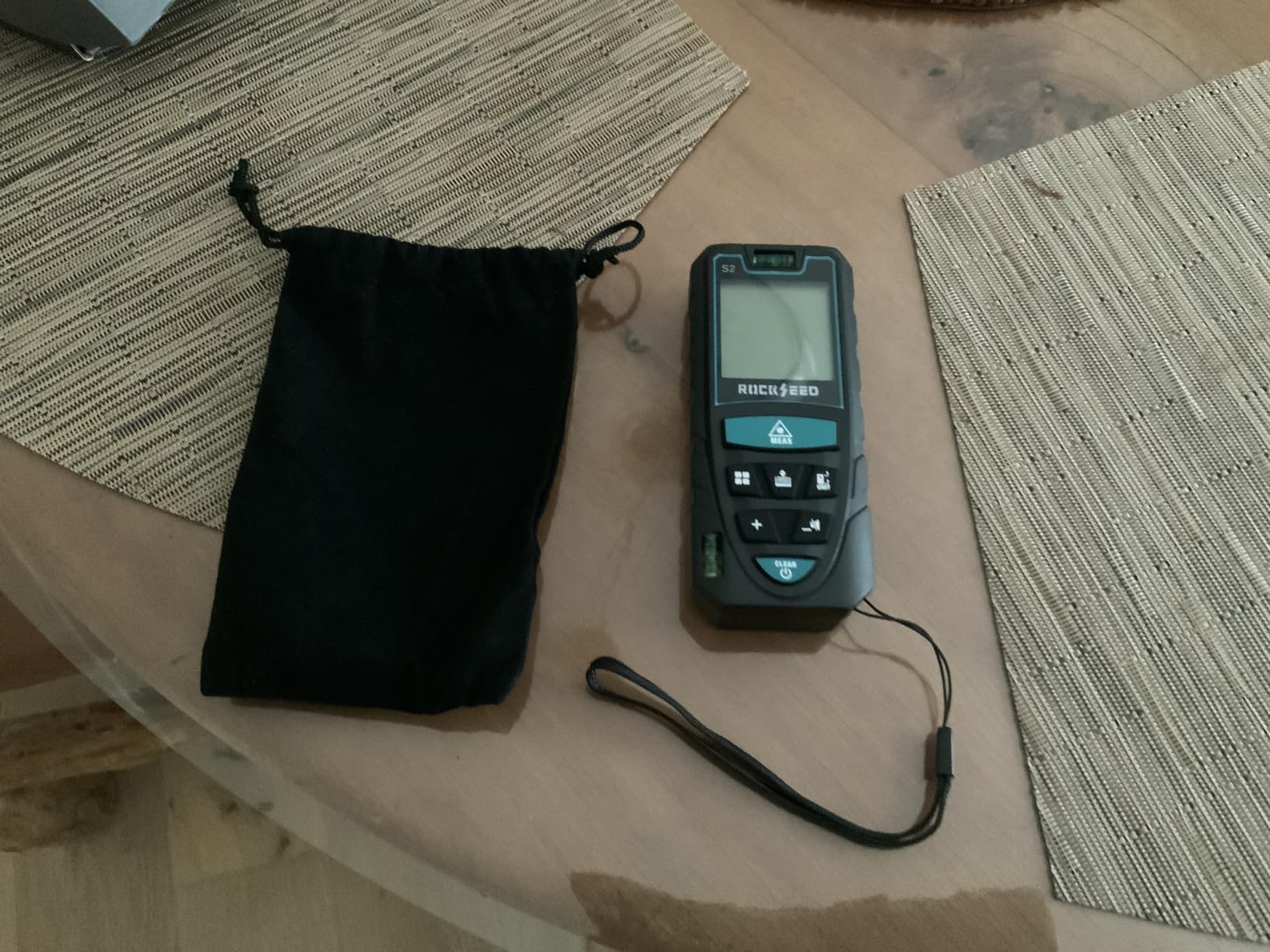 Laser Measure, RockSeed Digital Laser Distance Meter with 2 Bubble Levels, Portable M/in/Ft Unit Switching Backlit LCD and Measuring Distance/Area/Volume/Pythagorean customer photo 1