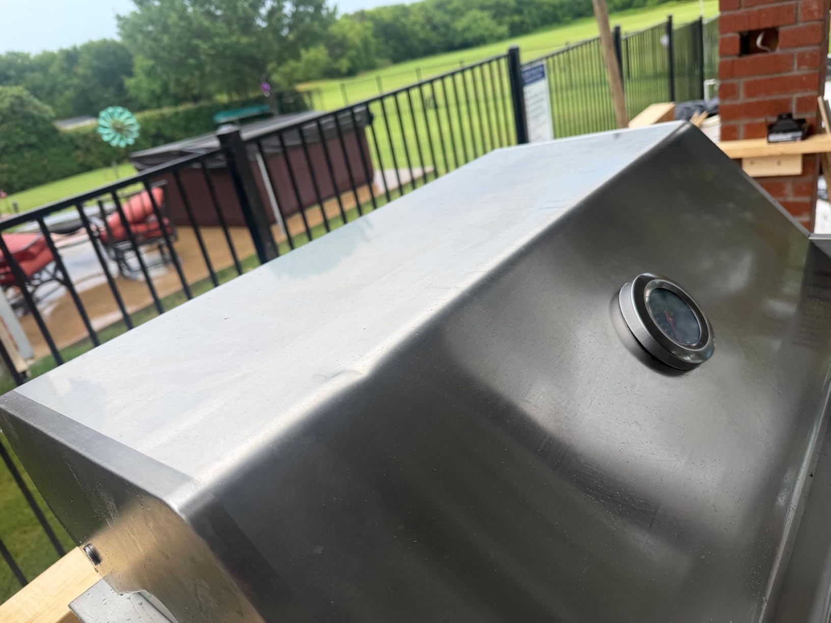 Built In 4-Burner Propane Gas Grill, 304 SS, 32000 BTU, 516sq.in., BBQ customer photo 1
