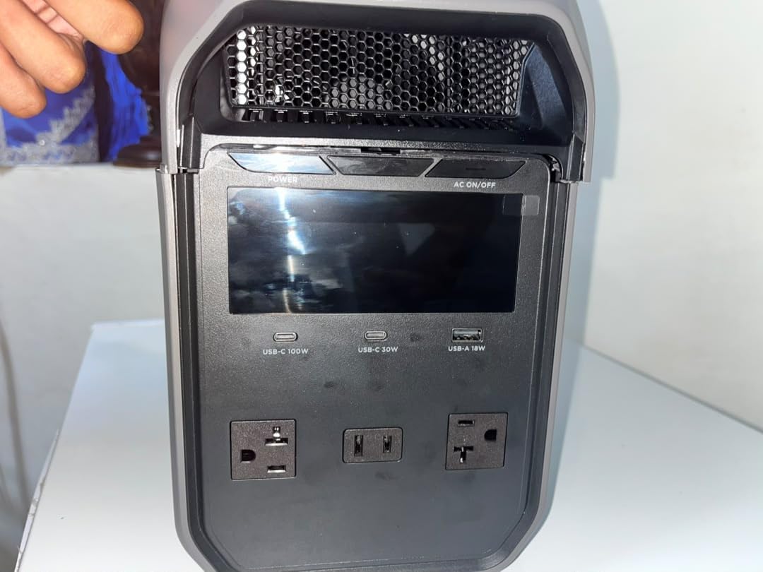 EF ECOFLOW Solar Generator Delta 3 Classic with 220W Solar Panel, 1024Wh | 1800W AC (3600W Surge)/100W USB-C Output, LiFePO4 Battery Portable Power Station, 10ms UPS, 1 Hr Fast Charge for Home, Camping customer photo 1