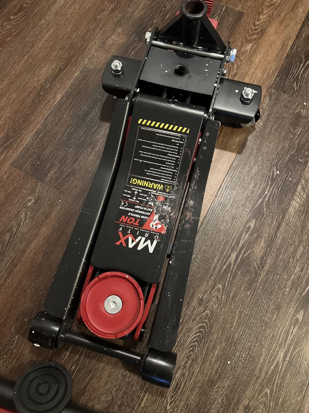3-Ton (6600lbs) Low-Profile Dual Pistons Heavy-Duty Steel Racing Off Road Floor Jack with Quick Lift Hydraulic Pump, Foot Pedal and Extension Adapter for Car Maintenance customer photo 1