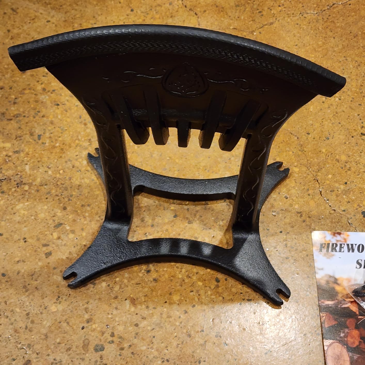 Cast Iron Kindling Splitter with 3Lbs Sledge Hammer, Medium-Sized customer photo 2