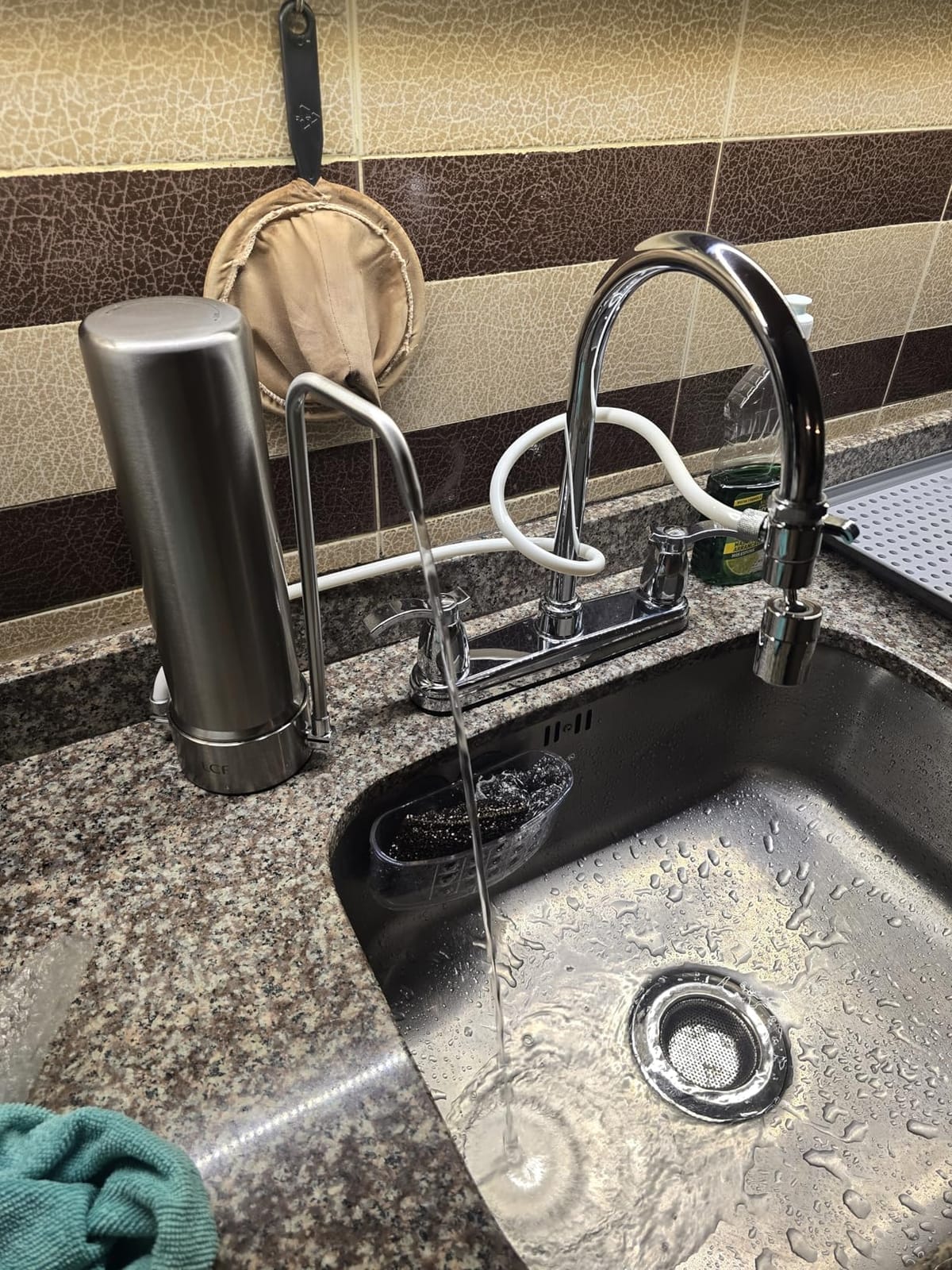 LCF Alkaline 7-Stage Stainless Steel Water Filter for Sink Faucet,2 Filters customer photo 1