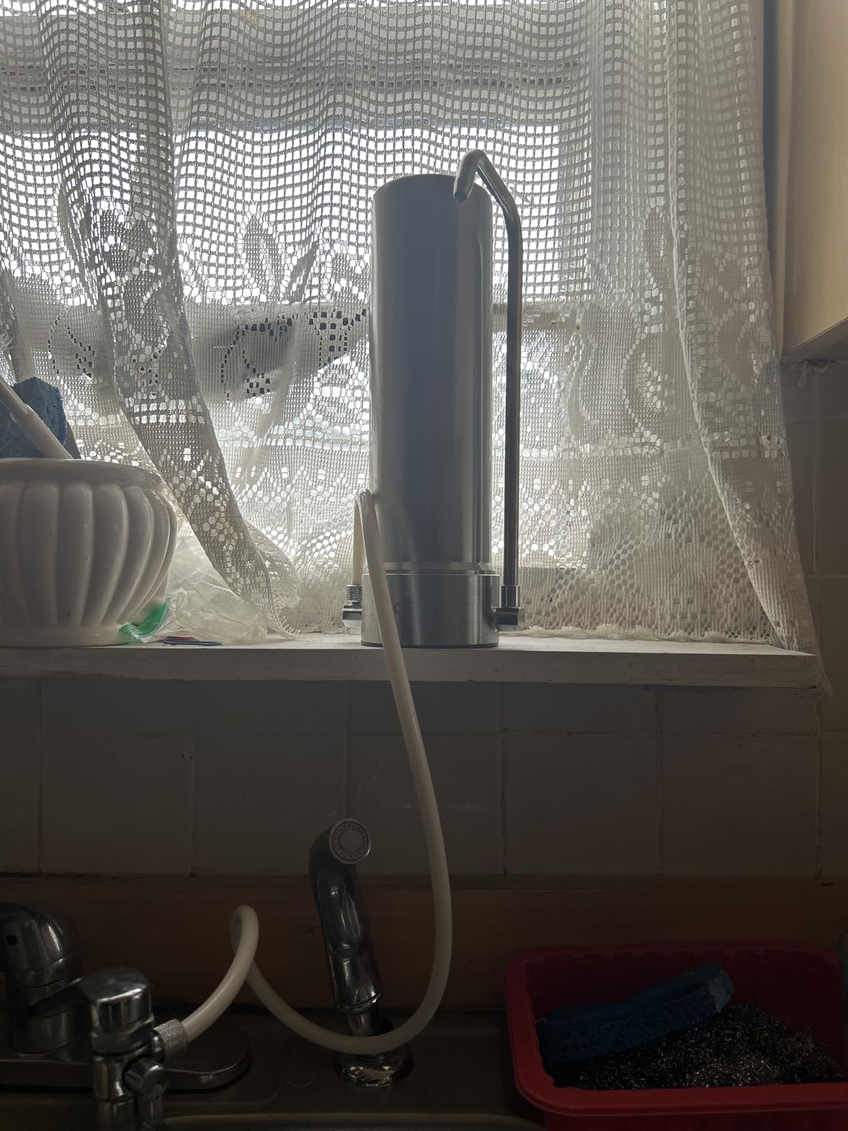 LCF Alkaline 7-Stage Stainless Steel Water Filter for Sink Faucet,2 Filters customer photo 2