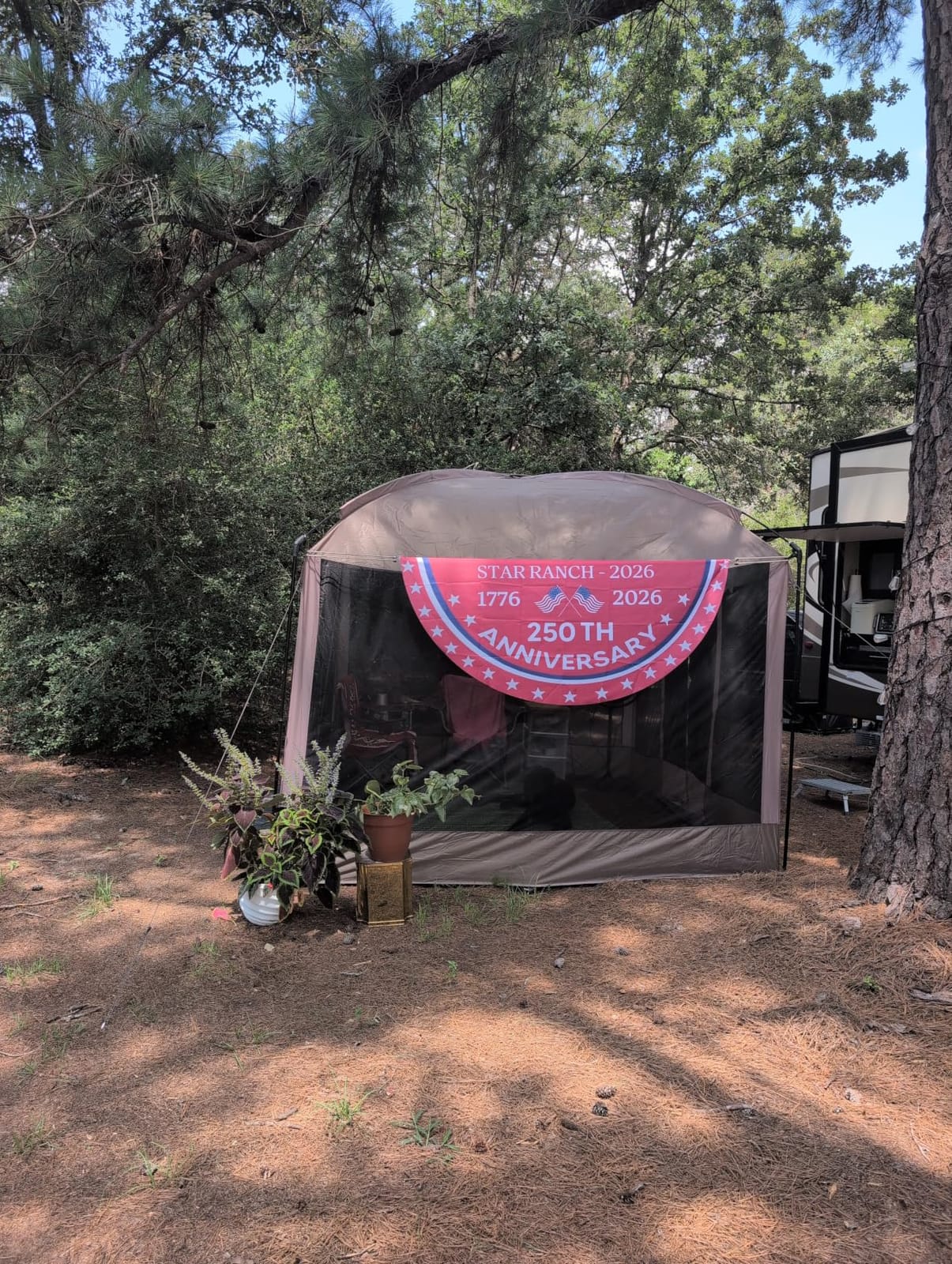 EVER ADVANCED Magnetic Screen House Room 11x9ft, Hands-Free Entry, Screenhouse with Sun Protection for Camping & Picnic, 11x9ft Camping Tent Canopy Shelter with Mesh, Green customer photo 2