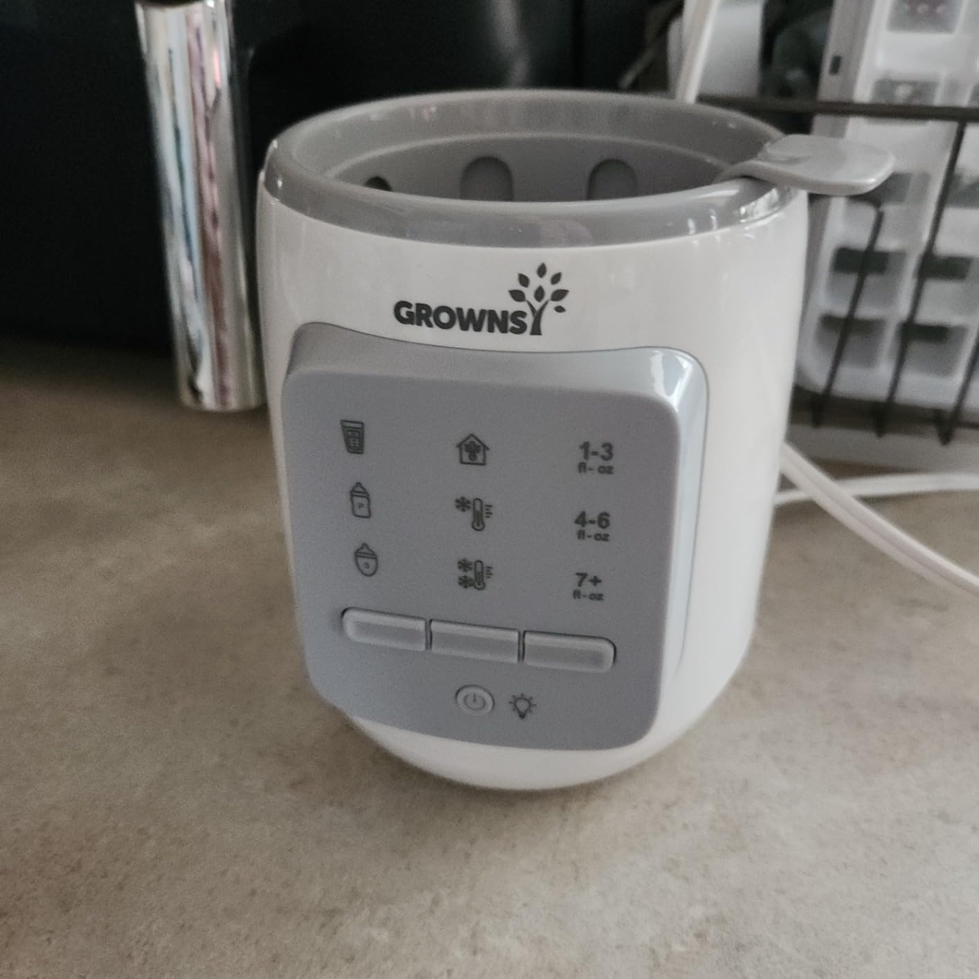 Grownsy Portable Bottle Warmer, Detachable All-in-One Travel Milk Warmers customer photo 2