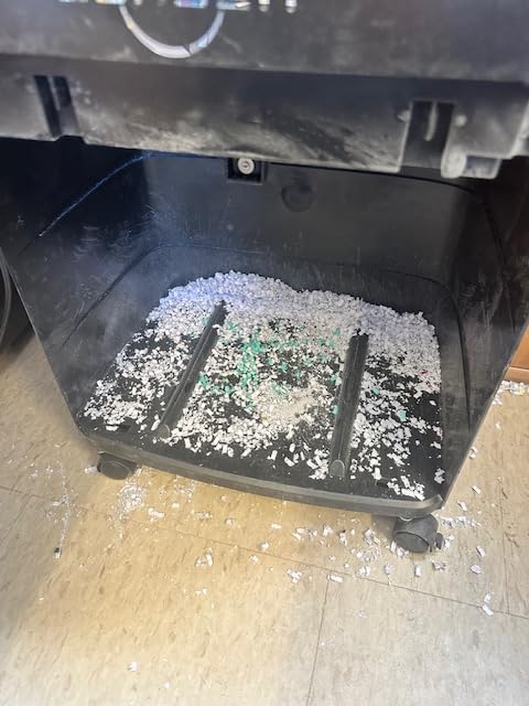 BONSEN 150-Sheet Autofeed Micro-Cut Heavy Duty Paper Shredder for Office | 60 Mins Non-Stop, P-4 High Security, Dual Auto & Manual Mode with Anti-Jam System, 6 Gal Large Bin with Casters S3114 customer photo 1