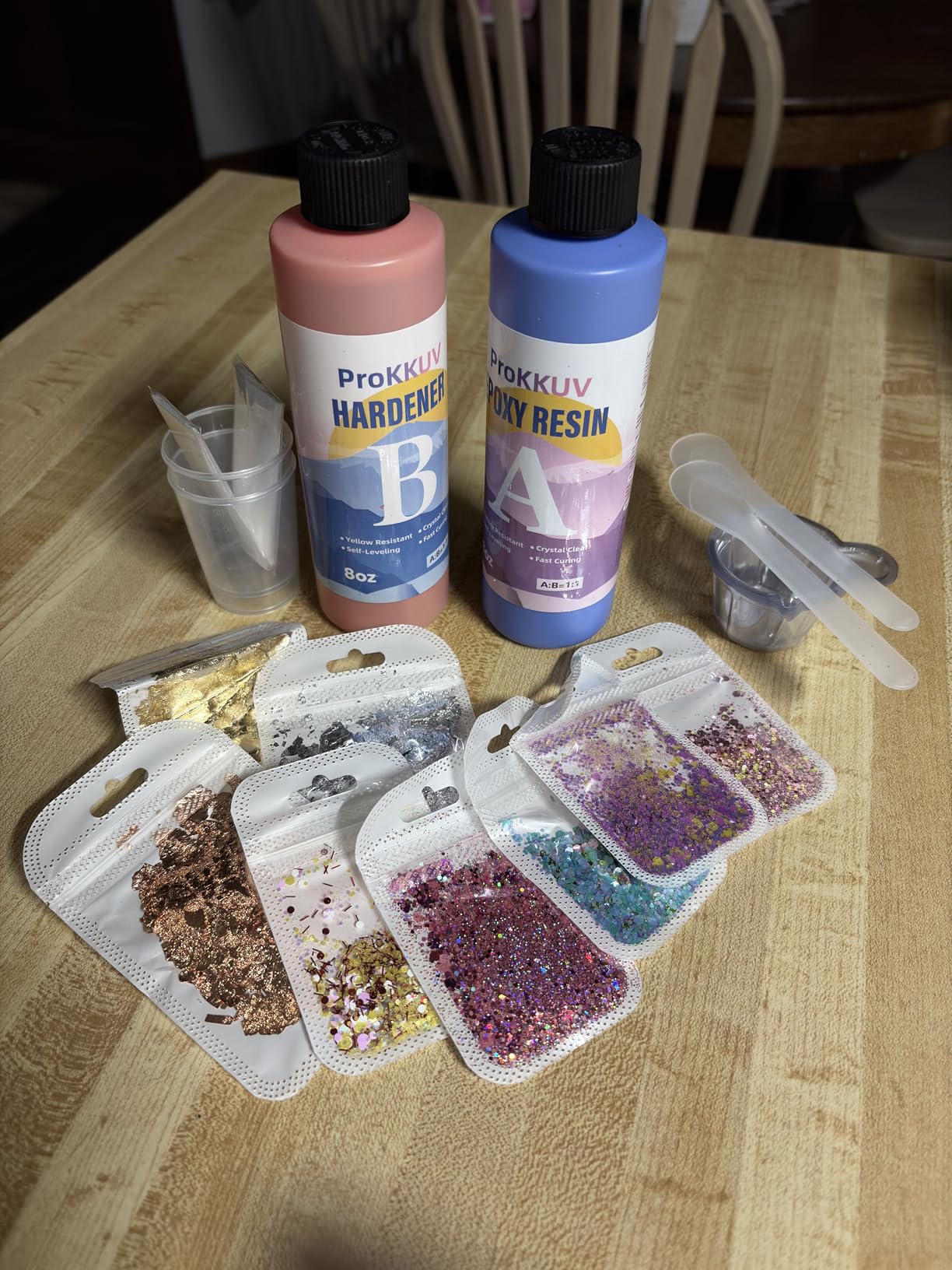 Epoxy Resin Kit, Epoxy Resin with Molds Complete Set for Beginners customer photo 1