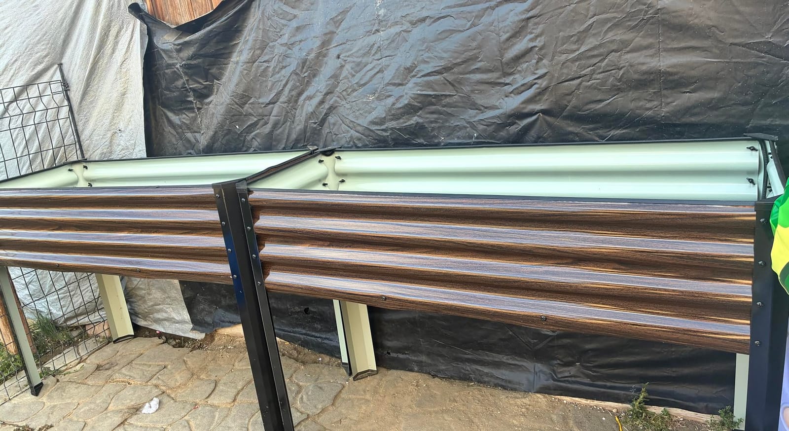 SnugNiture Raised Garden Bed with Legs, 48x18x32in, 2 Pack, Brown | Metal Elevated Raised Planter Box, for Backyard, Patio, Balcony, Outdoor Standing, Flower Bed, Herb Garden Planter customer photo 1
